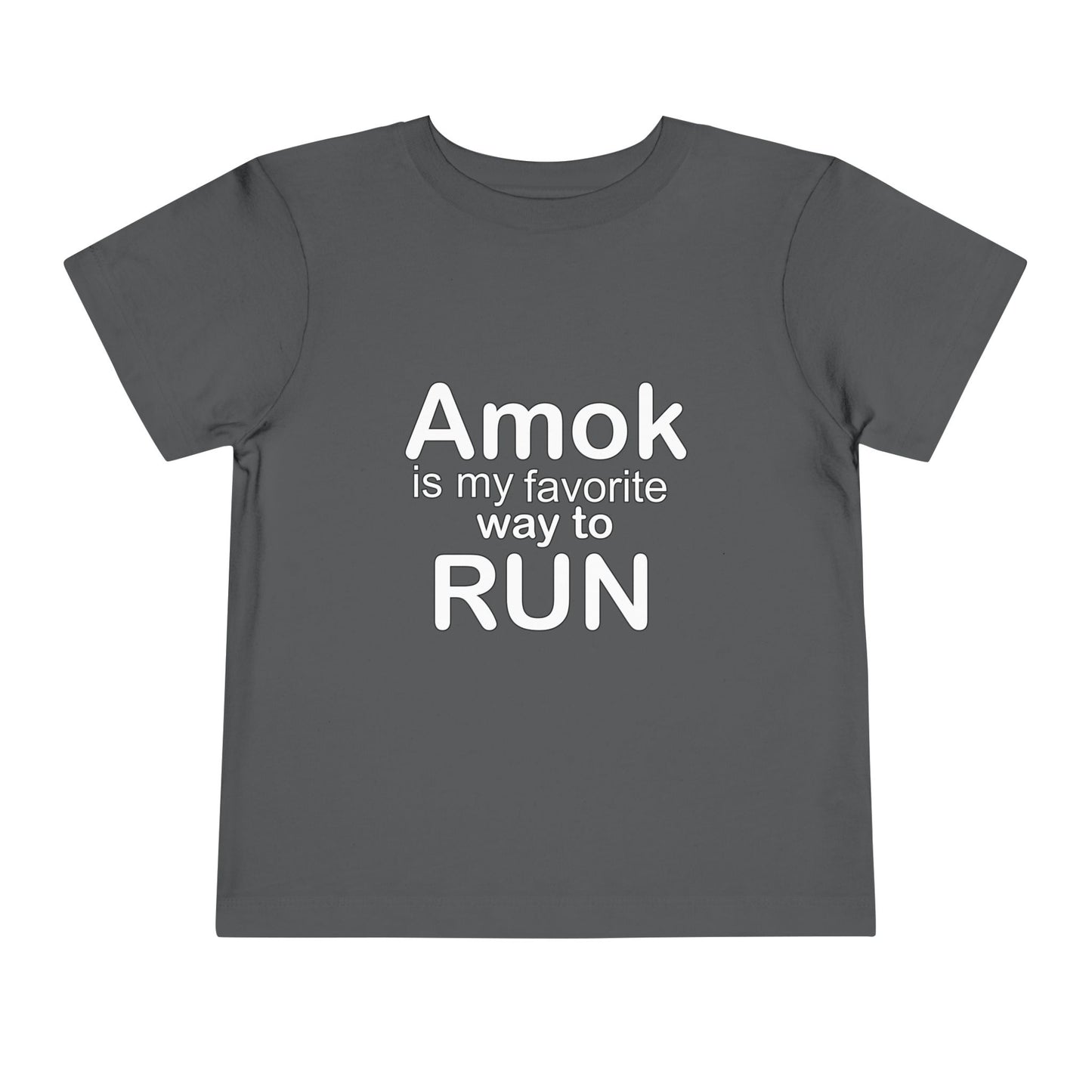 Toddler Running Amok Short Sleeve Tee