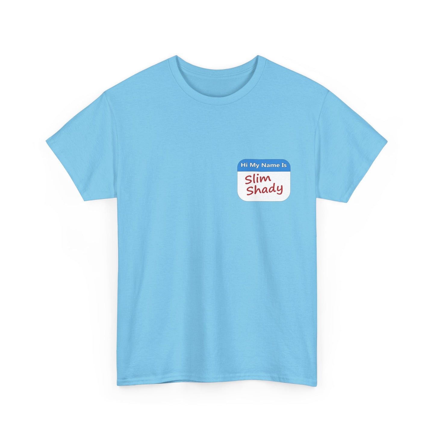 Shady Nametag Heavy Cotton Crew Neck T-Shirt
