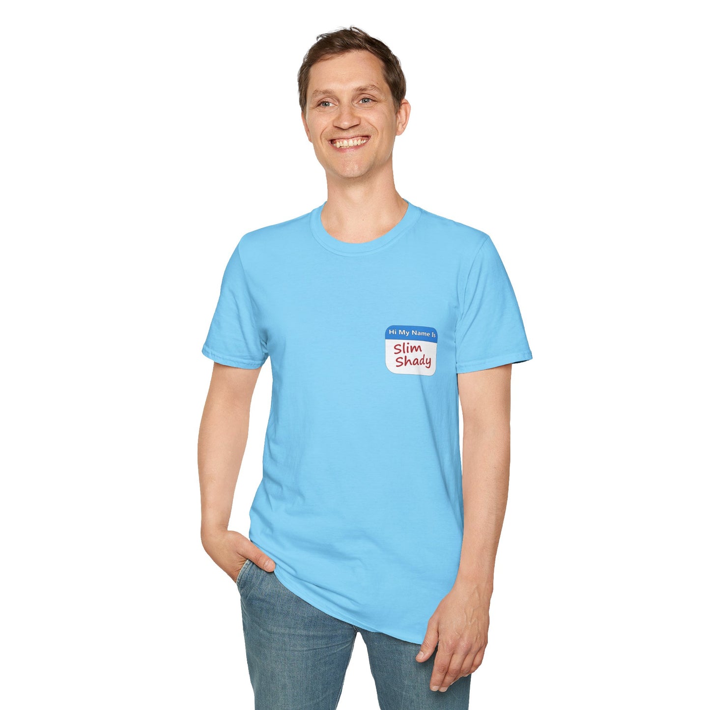 Shady Nametag Poly Blend Crew Neck T-Shirt
