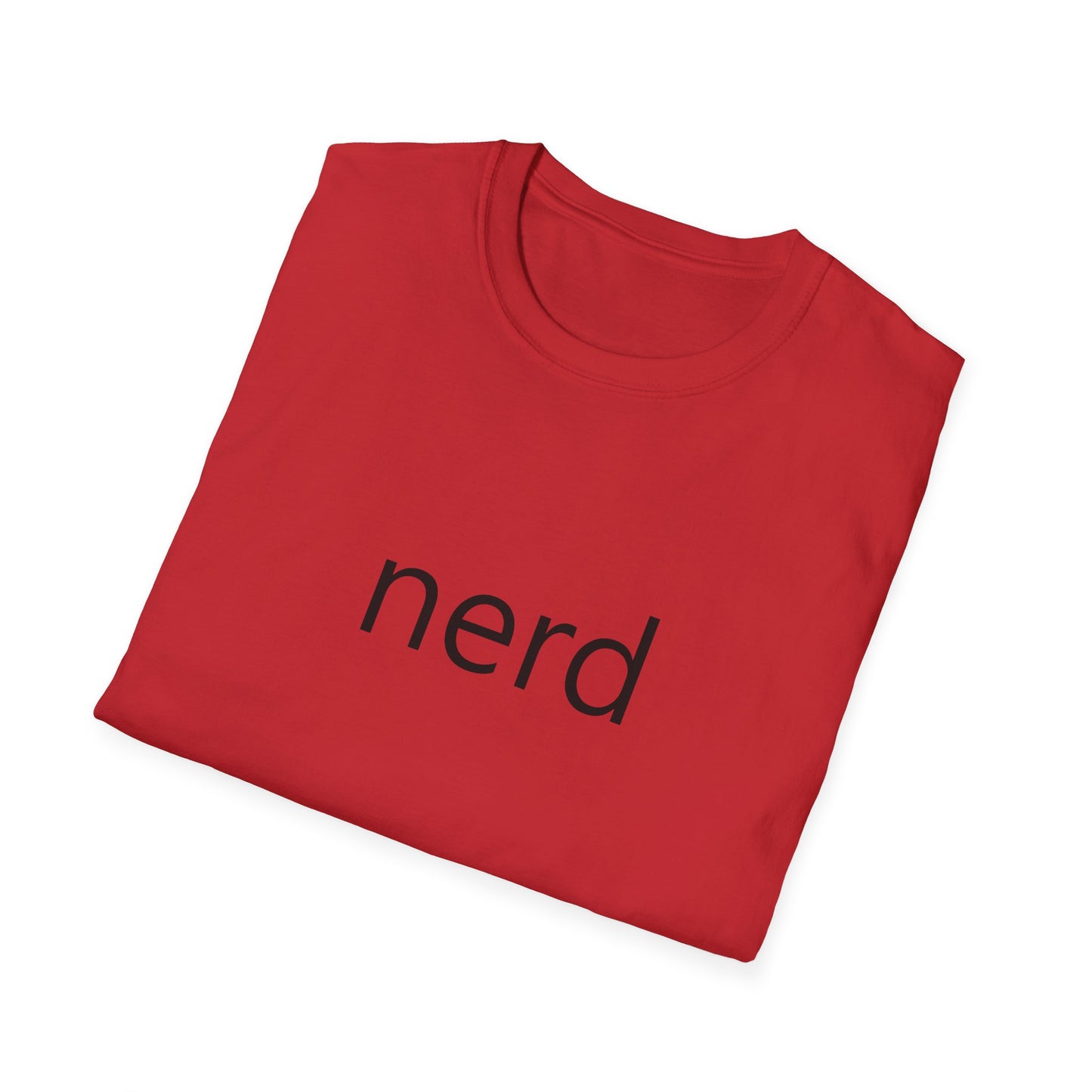 nerd Poly Blend Crew Neck T-Shirt