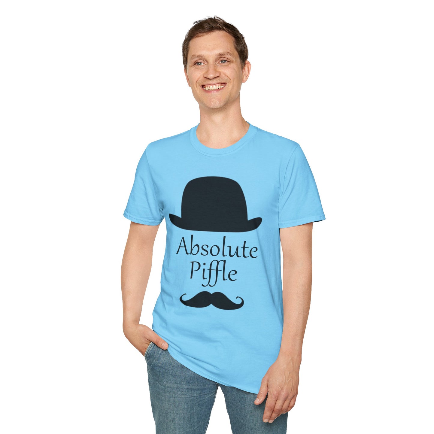 Absolute Piffle Poly Blend Crew Neck T Shirt