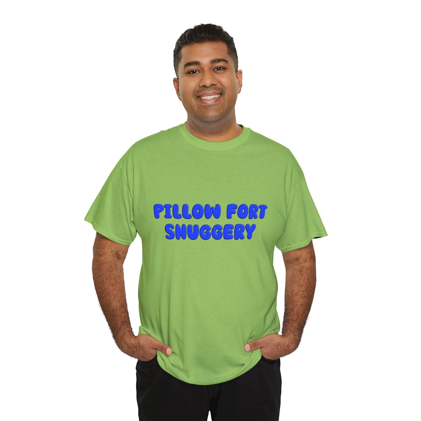 Pillow Fort Snuggery Heavy Cotton Crew Neck Tee