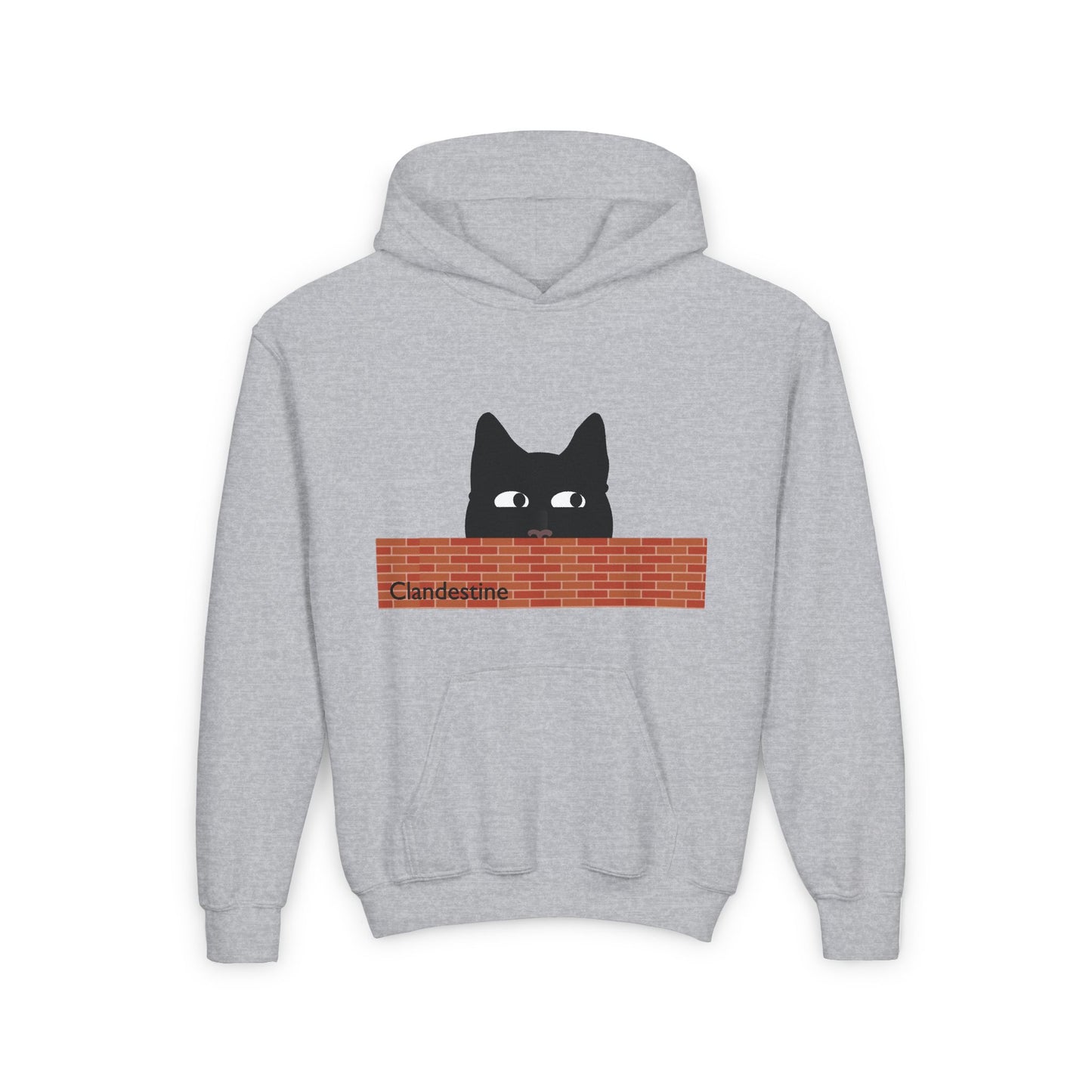 Clandestine Cat Youth Hoodie