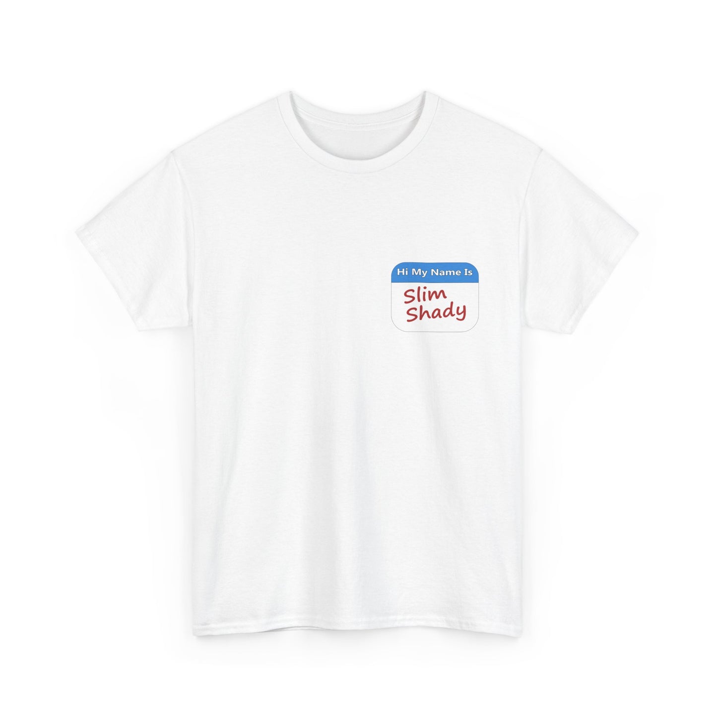 Shady Nametag Heavy Cotton Crew Neck T-Shirt