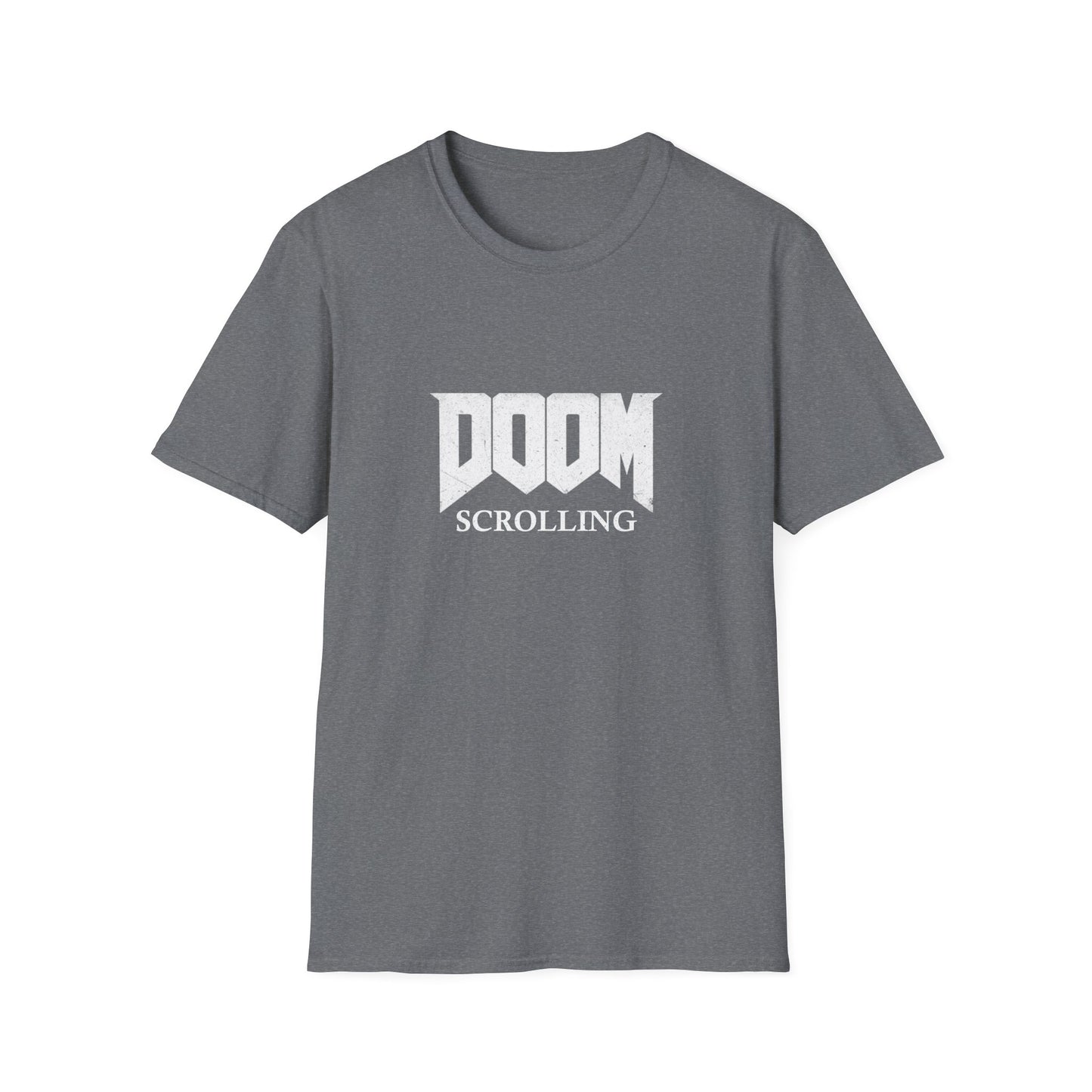 Doom Scrolling Poly Blend Crew Neck T Shirt