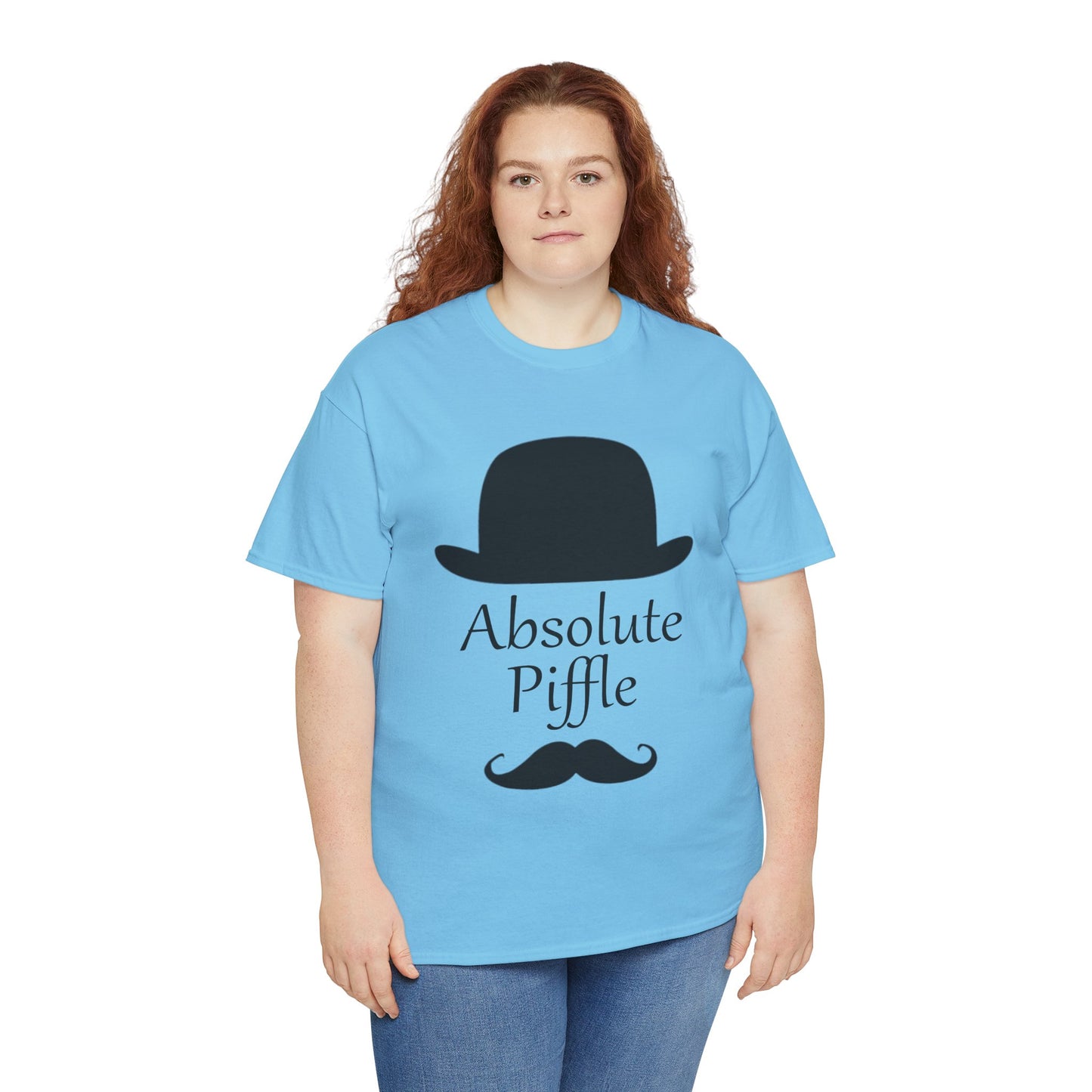 Absolute Piffle Heavy Cotton Crew Neck T-Shirt