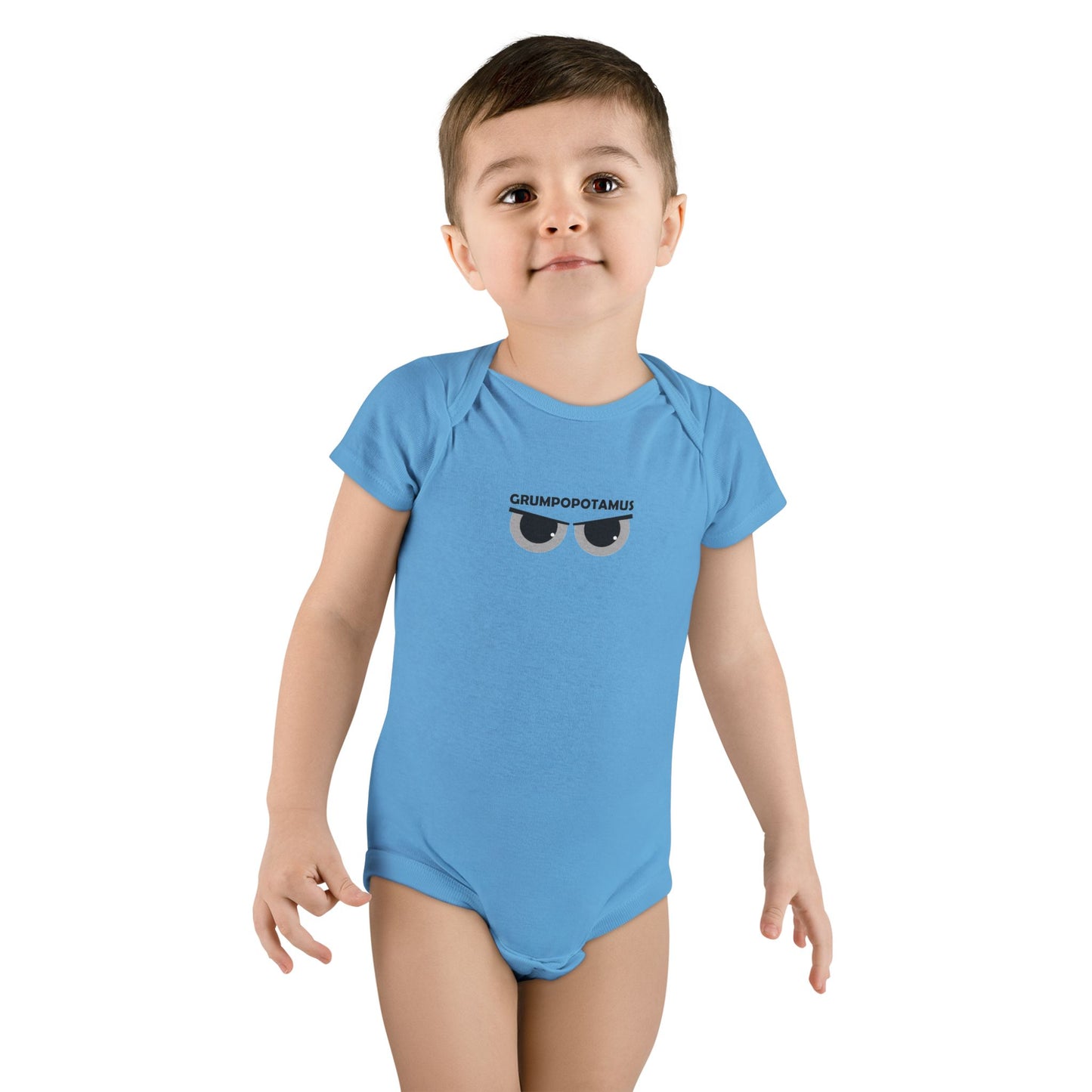Grumpopotamus Baby Onesie