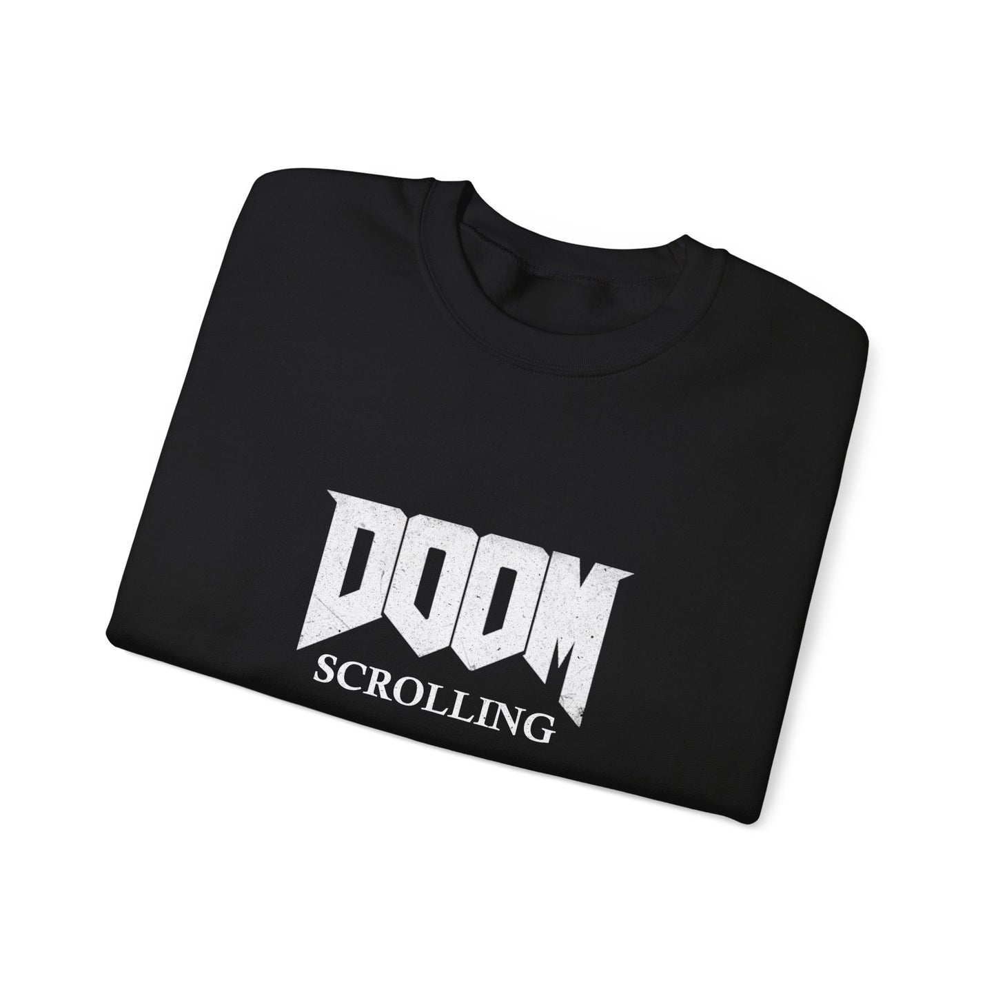 Doom Scrolling Crewneck Sweatshirt - Cozy and Comfy for Casual Days