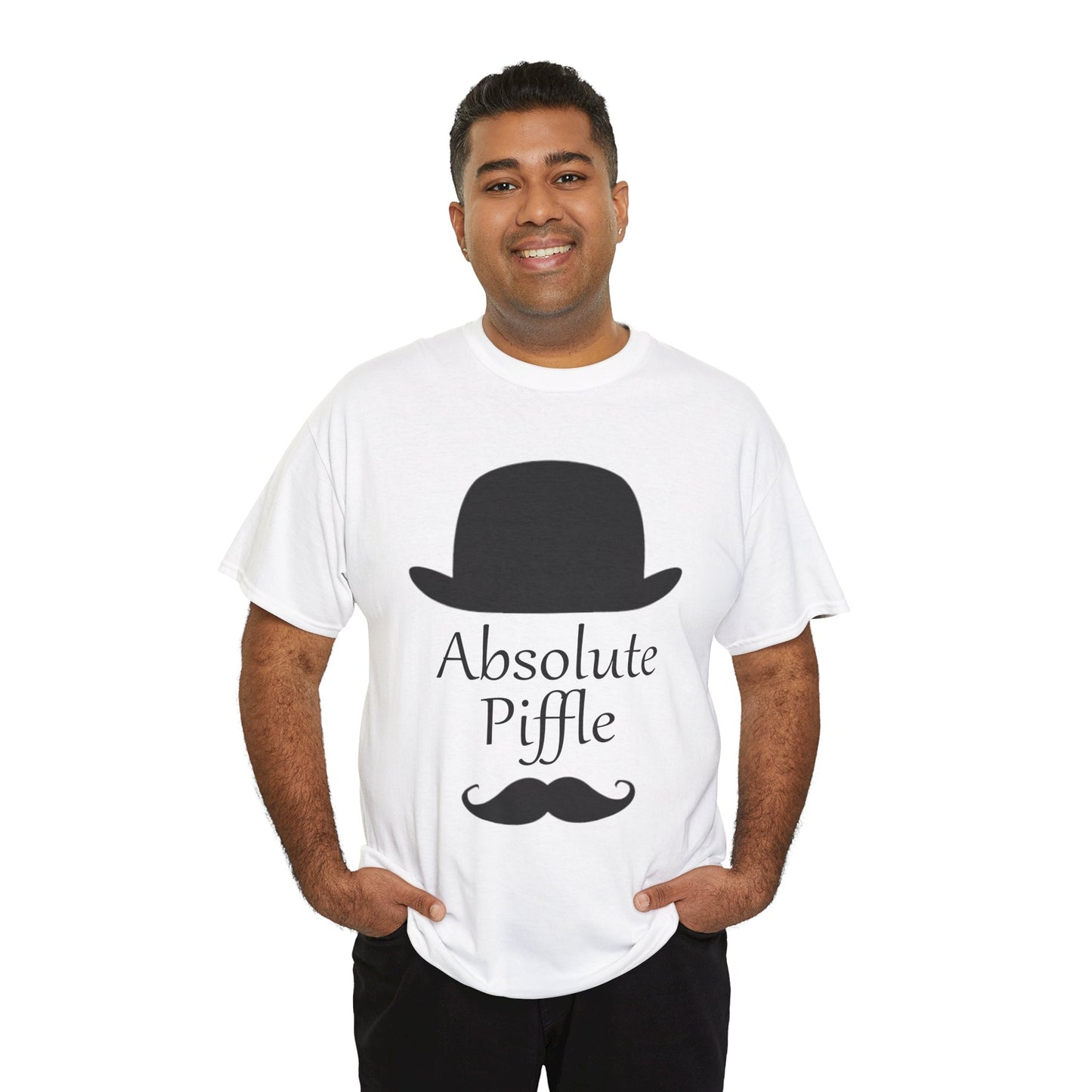 Absolute Piffle Heavy Cotton Crew Neck T-Shirt