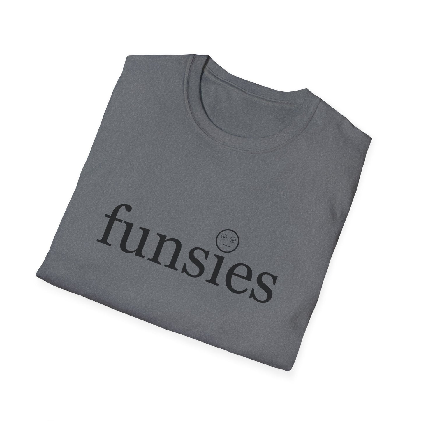 Funsies Poly Blend Crew Neck T-Shirt - Fun Graphic Tee for Casual Wear
