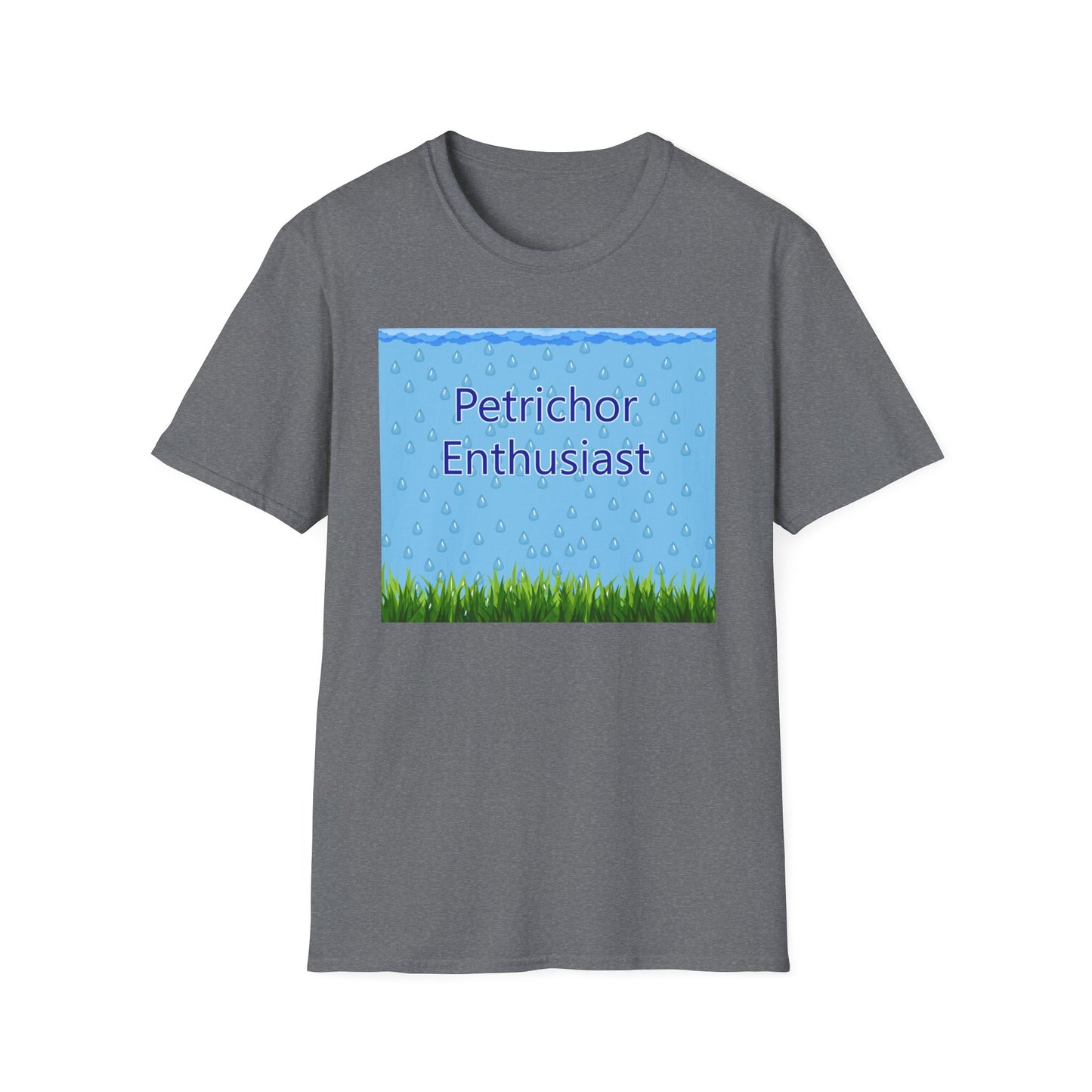 Petrichor Enthusiast Poly Blend Crew Neck T-Shirt