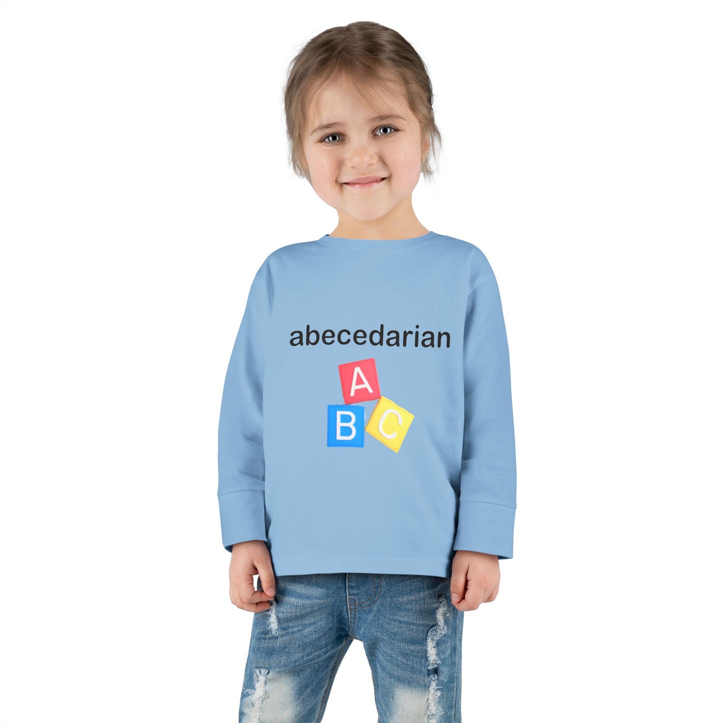 Abecedarian Toddler Long Sleeve Tee