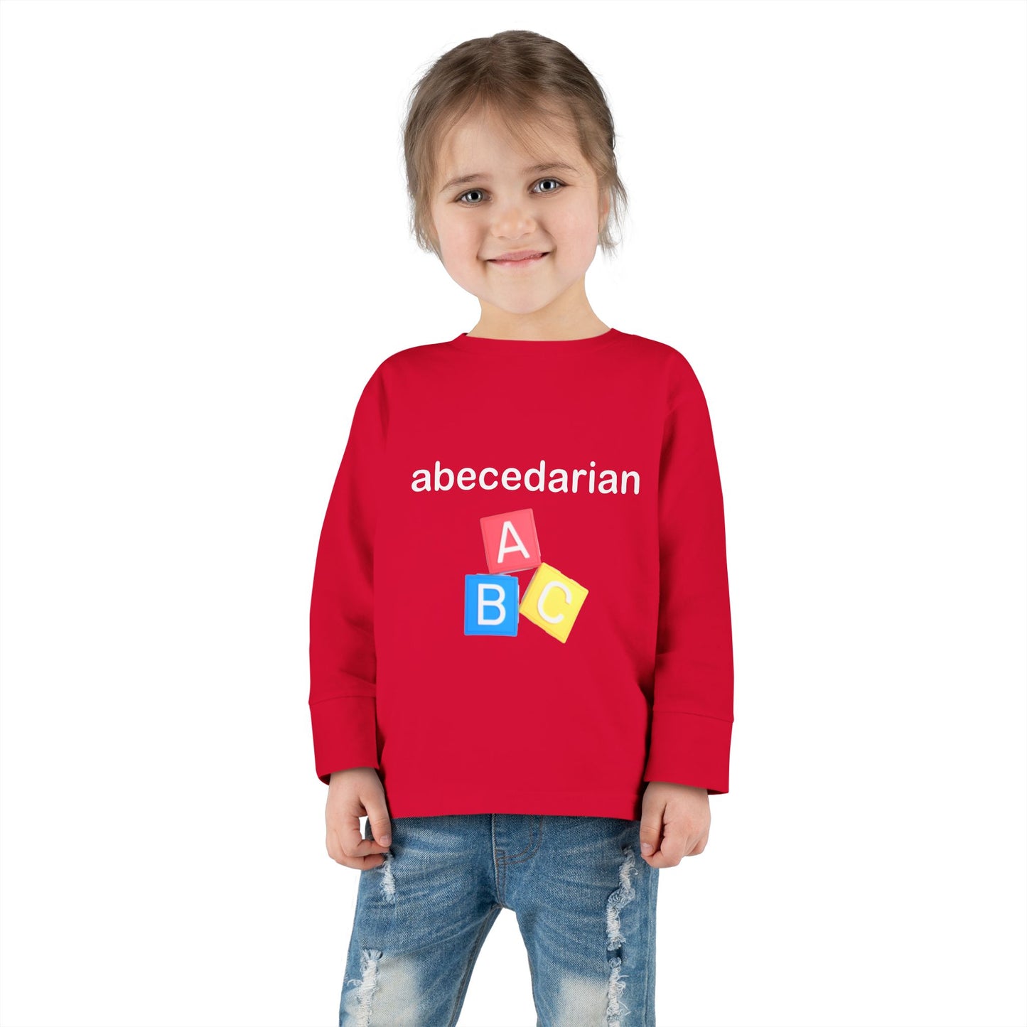 Abecedarian Toddler Long Sleeve Tee