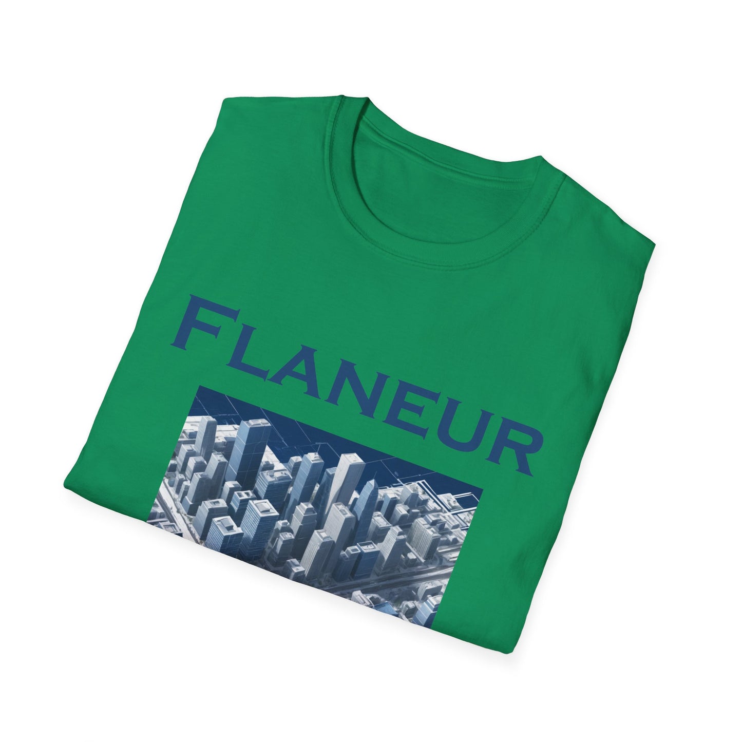 Flaneur Poly Blend Crew Neck Urban Explorer T-Shirt