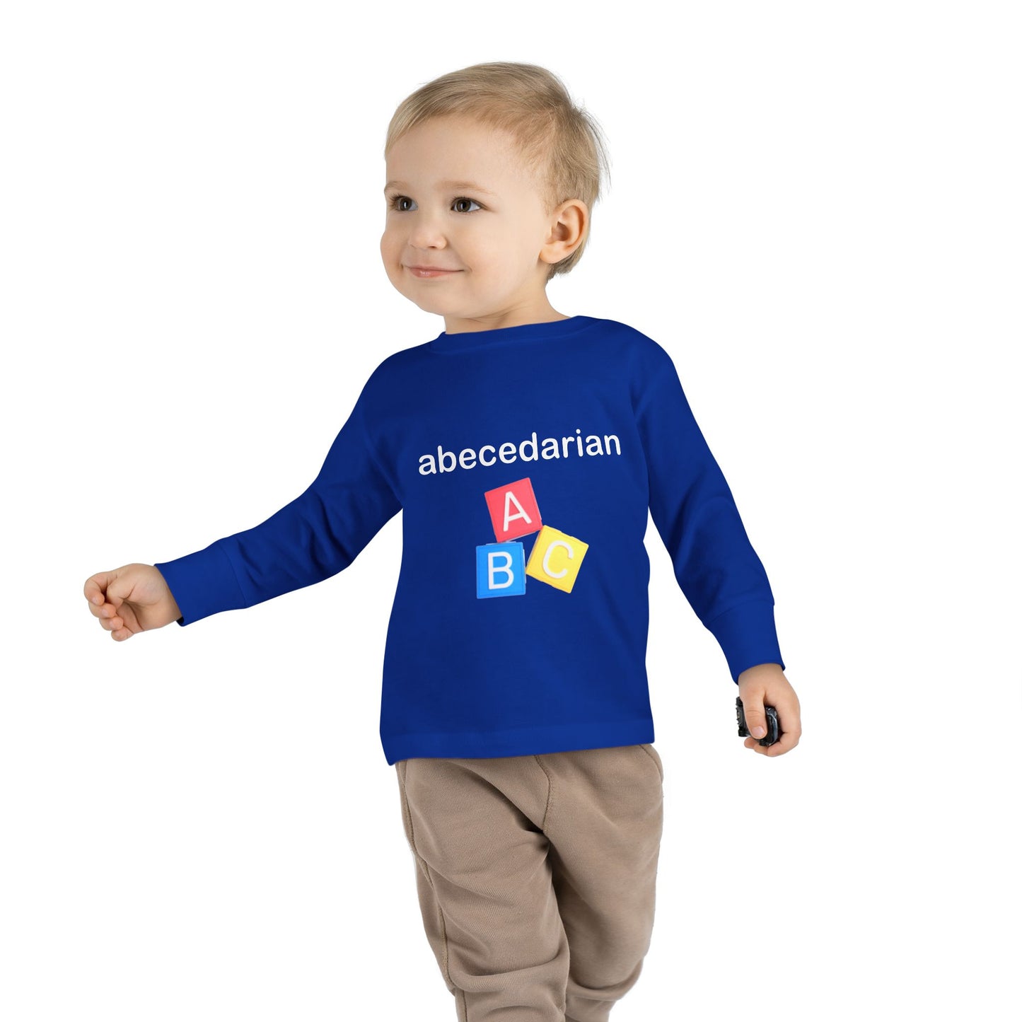 Abecedarian Toddler Long Sleeve Tee
