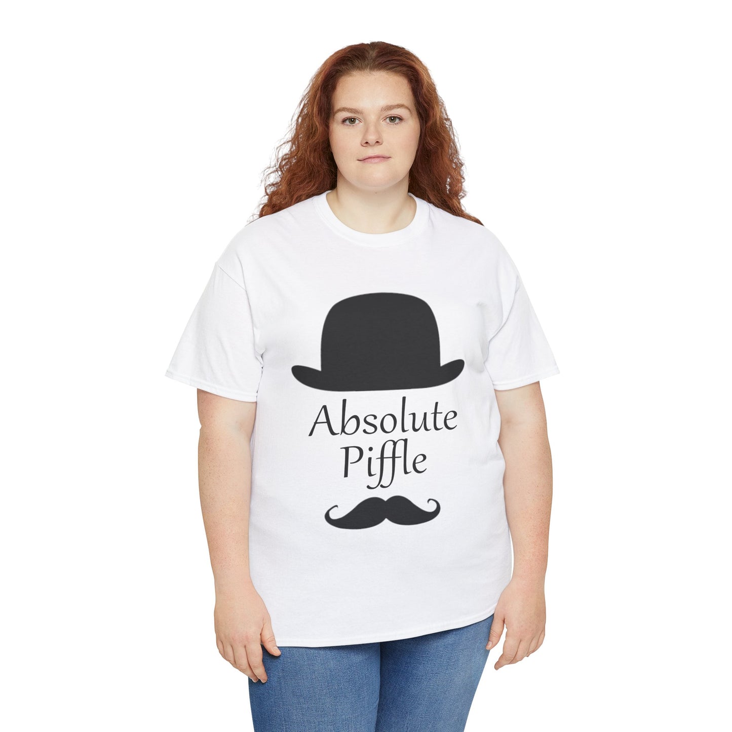 Absolute Piffle Heavy Cotton Crew Neck T-Shirt
