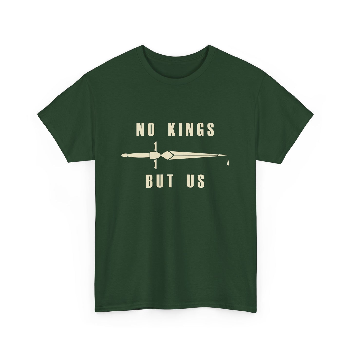 No Kings But Us Heavy Cotton Tee