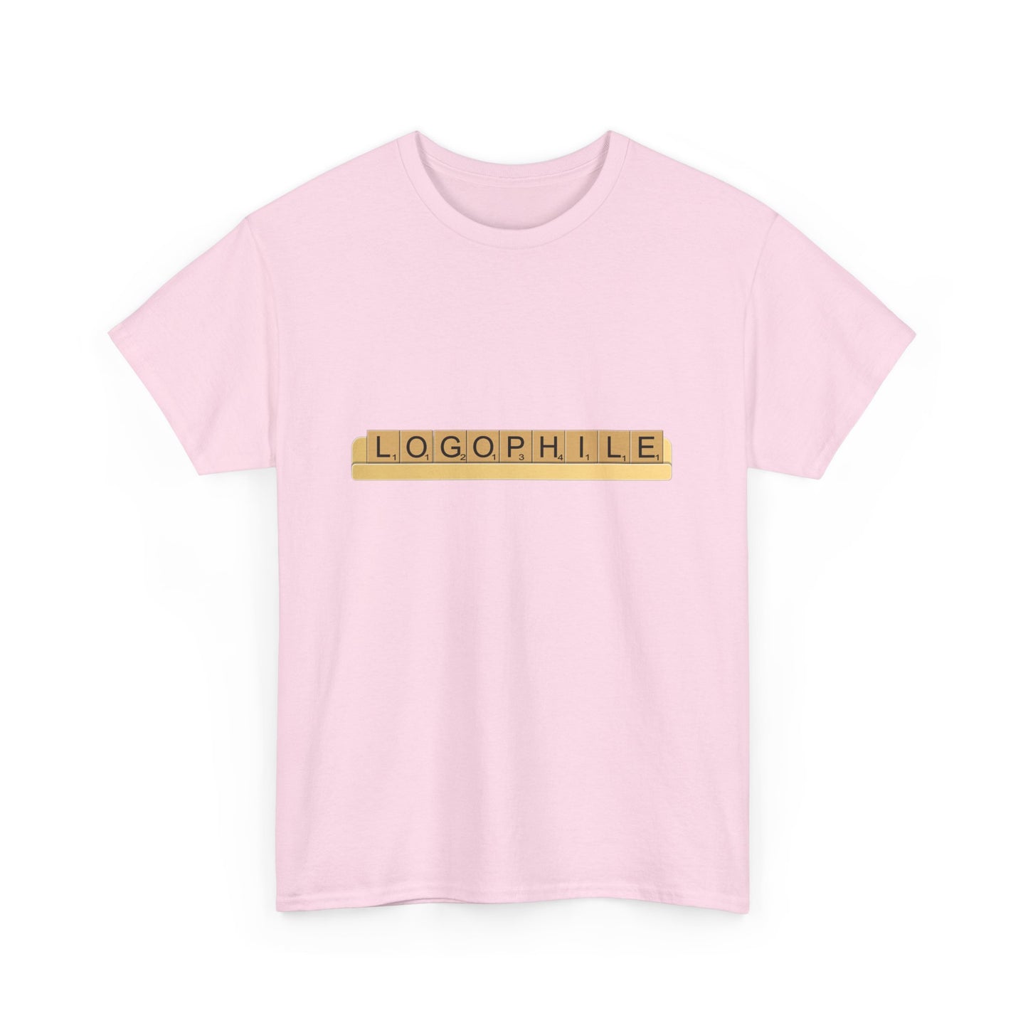 Logophile Heavy Cotton Crew Neck Tee - Perfect for Word Lovers and Book Worms