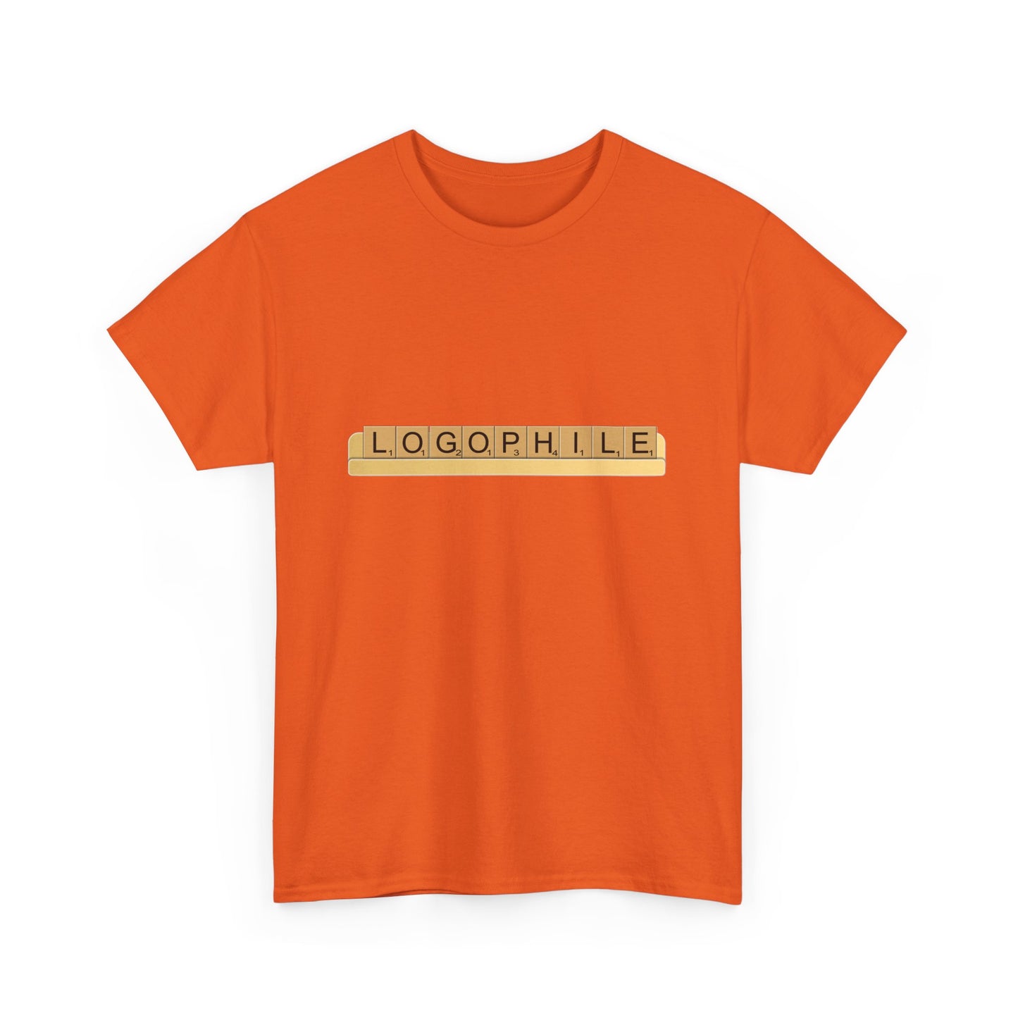 Logophile Heavy Cotton Crew Neck Tee - Perfect for Word Lovers and Book Worms
