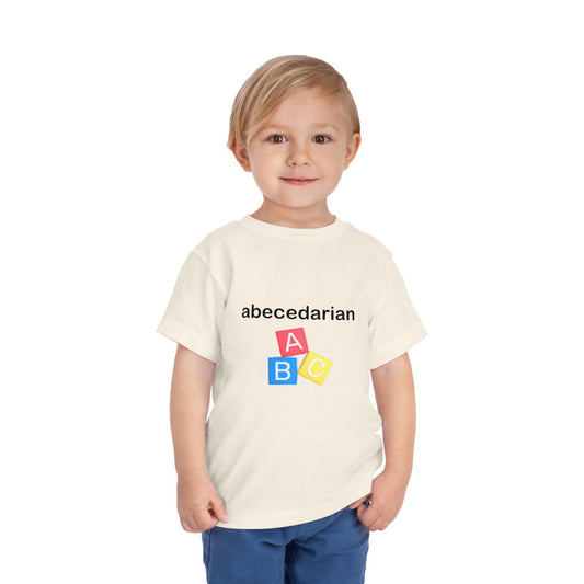 Abecedarian Short Sleeve Toddler Tee