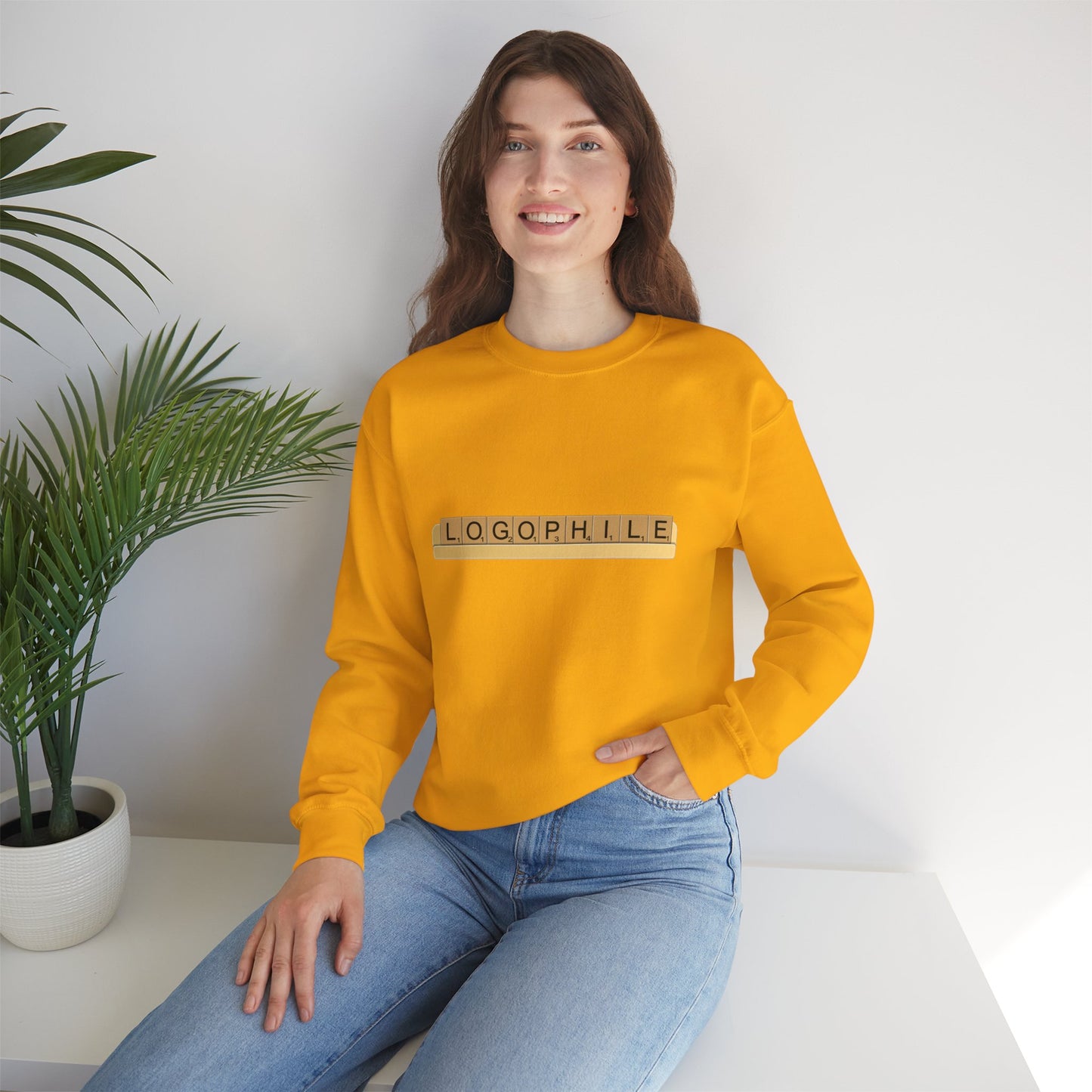 Logophile Crew Neck Sweatshirt - Perfect for Word Lovers and Bookworms