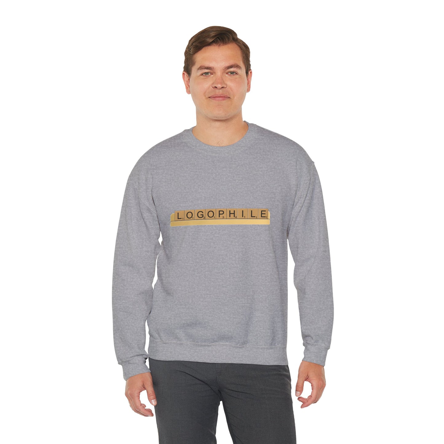 Logophile Crew Neck Sweatshirt - Perfect for Word Lovers and Bookworms
