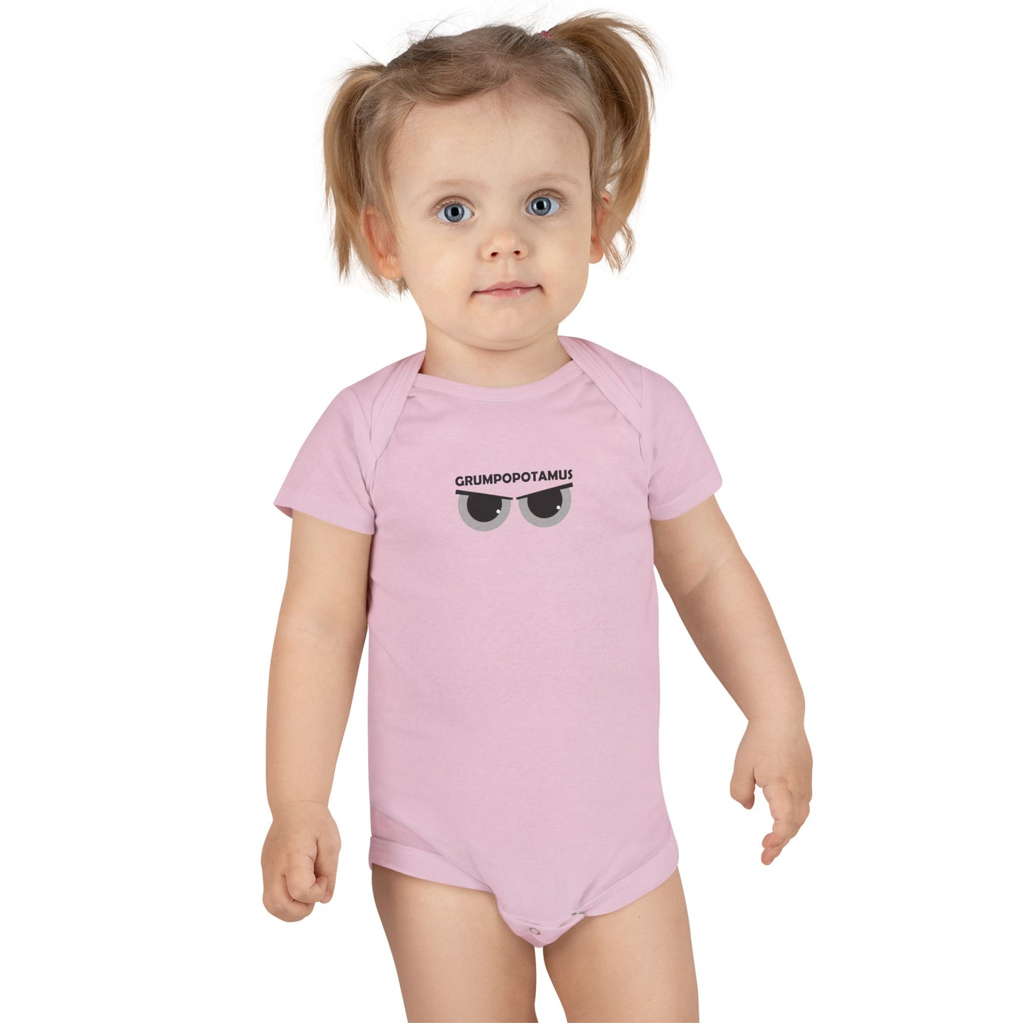 Grumpopotamus Baby Onesie