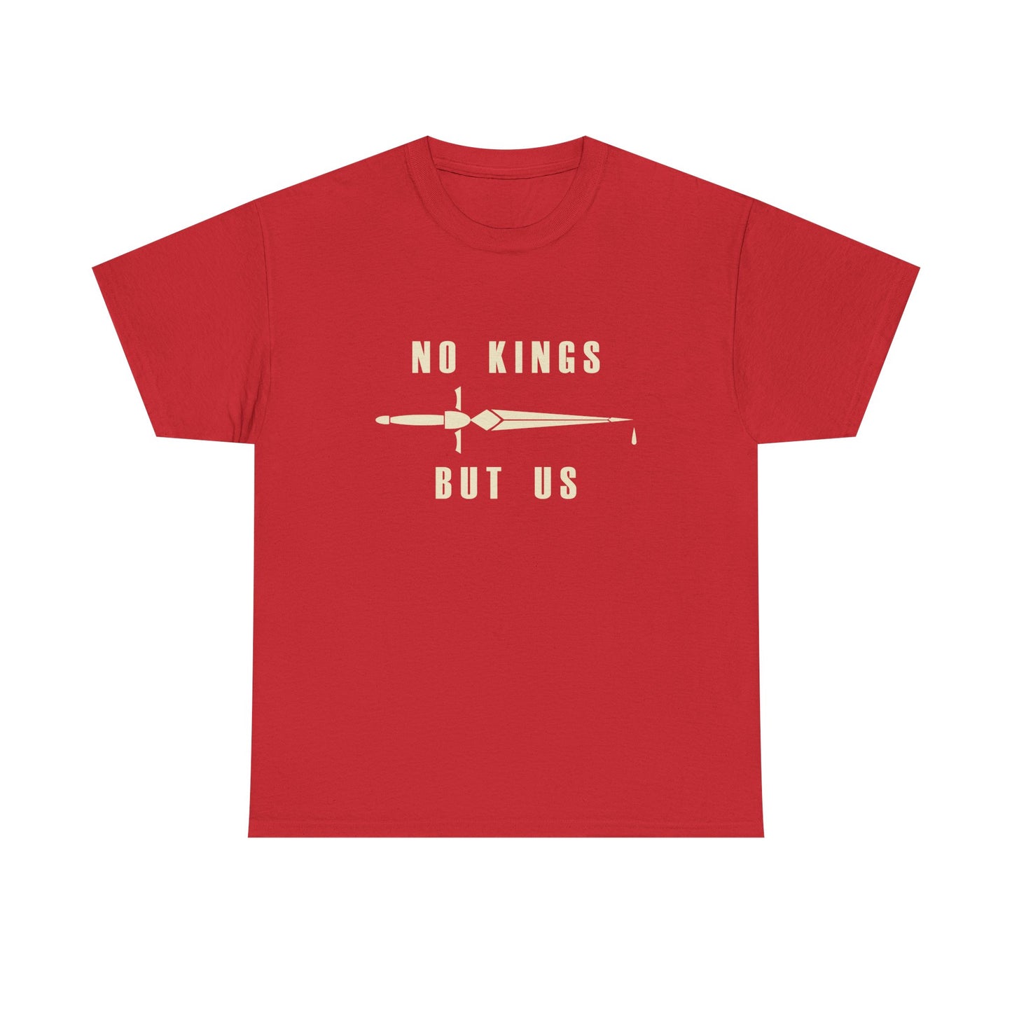 No Kings But Us Heavy Cotton Tee