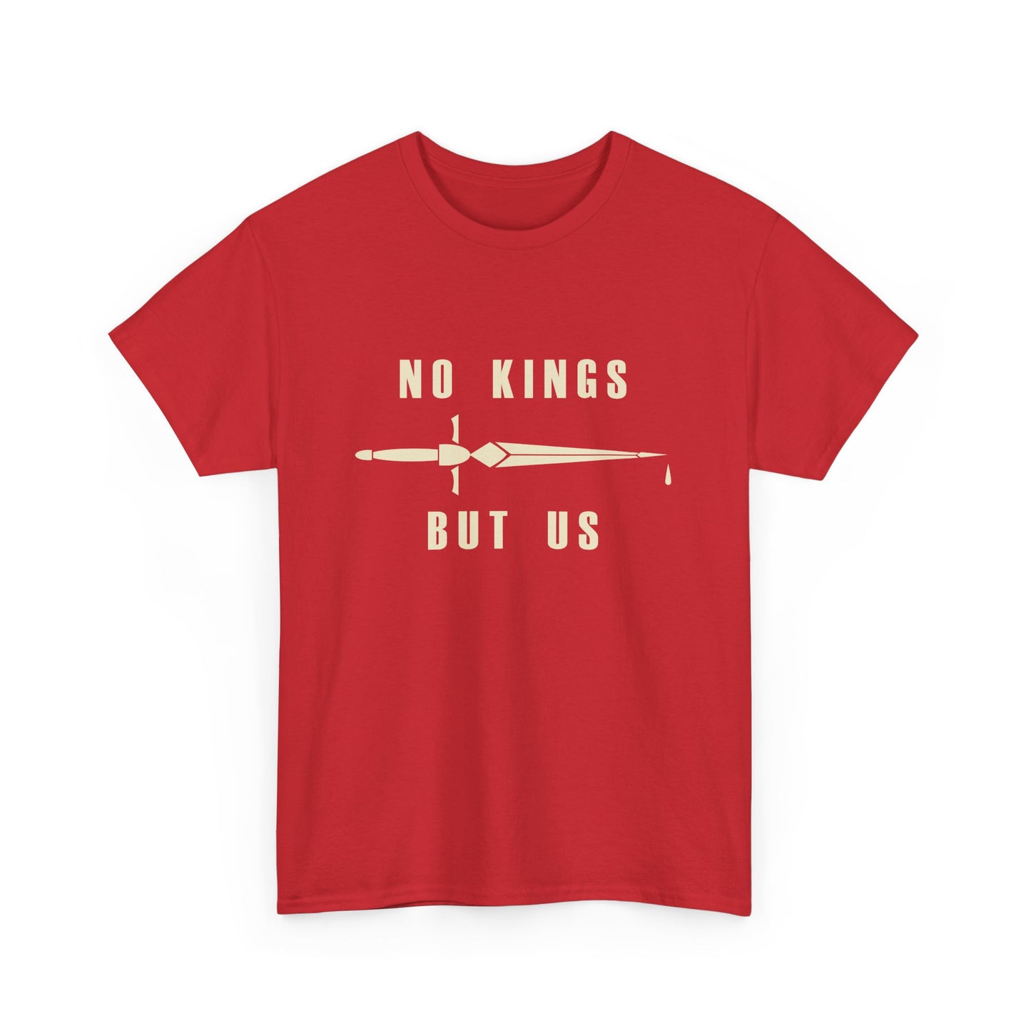 No Kings But Us Heavy Cotton Tee