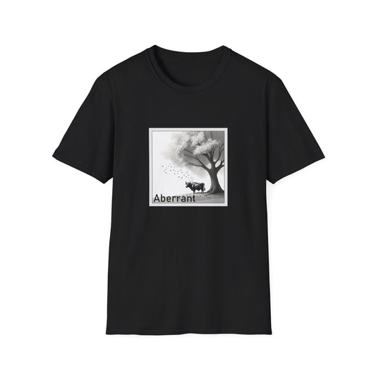 Aberrant Poly Blend Crew Neck T-Shirt - Ferdinand the Bull