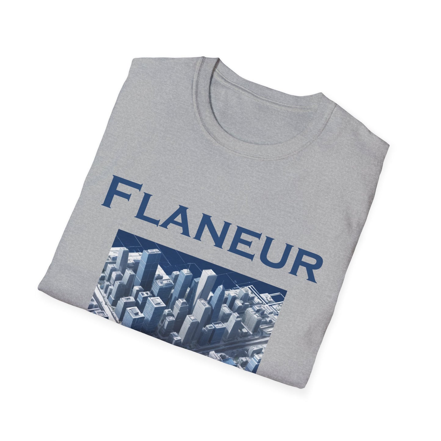 Flaneur Poly Blend Crew Neck Urban Explorer T-Shirt