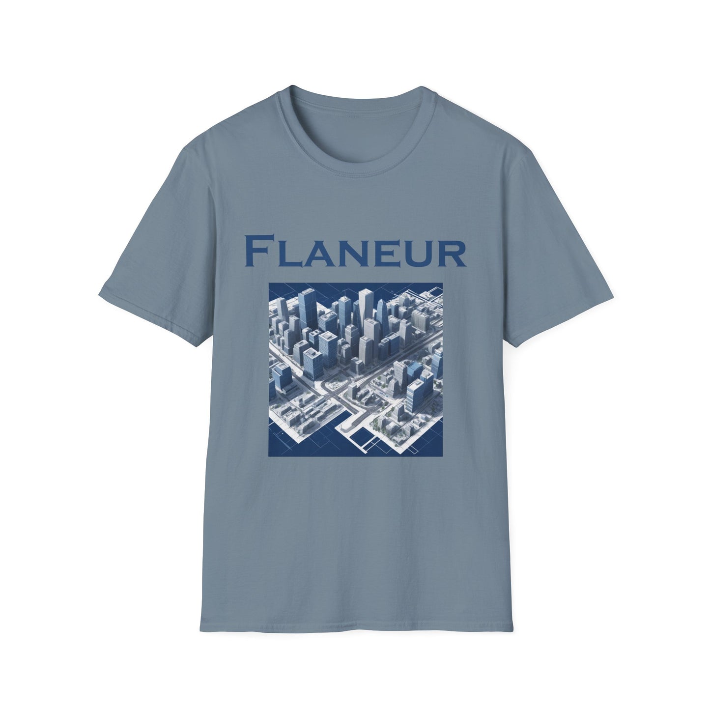 Flaneur Poly Blend Crew Neck Urban Explorer T-Shirt