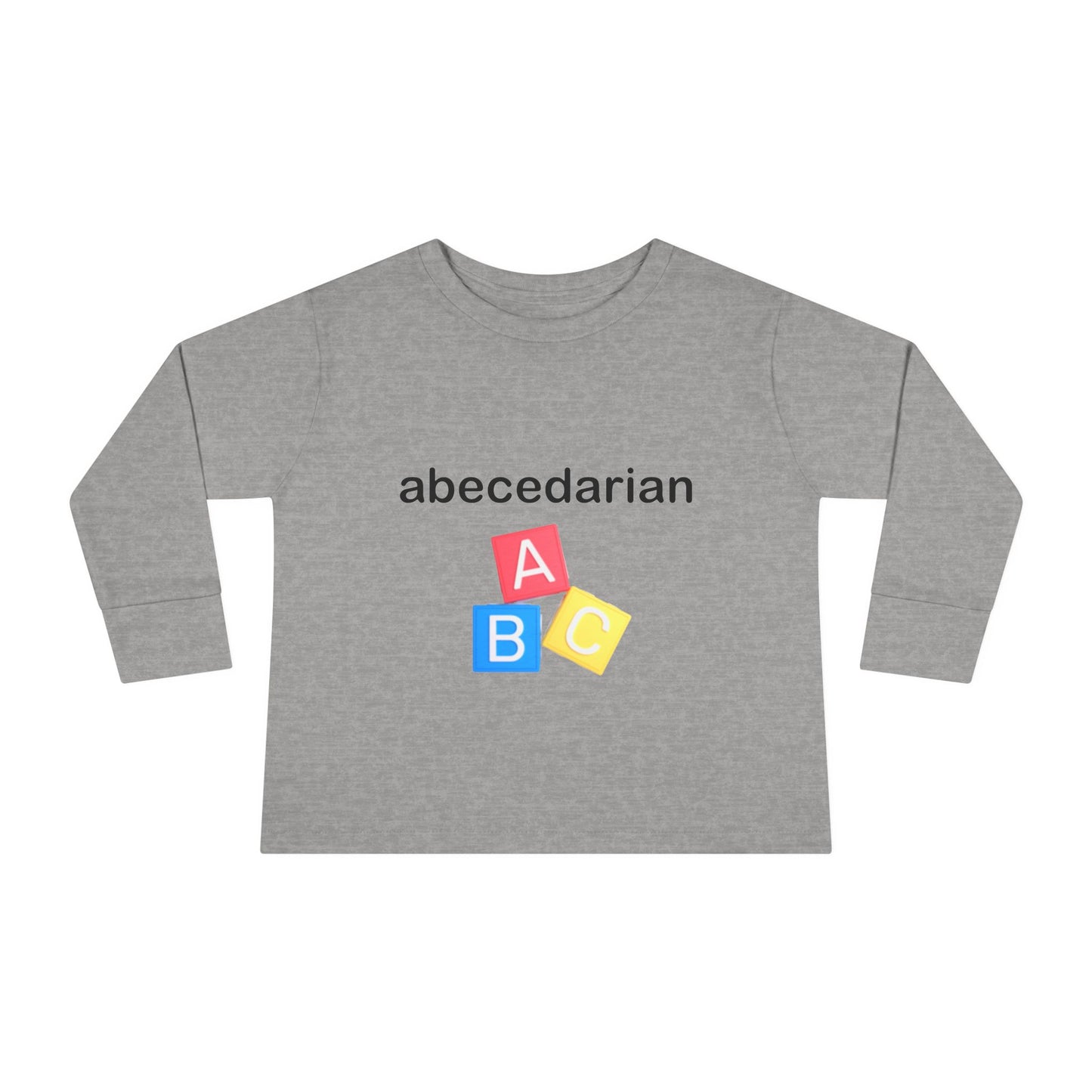 Abecedarian Toddler Long Sleeve Tee