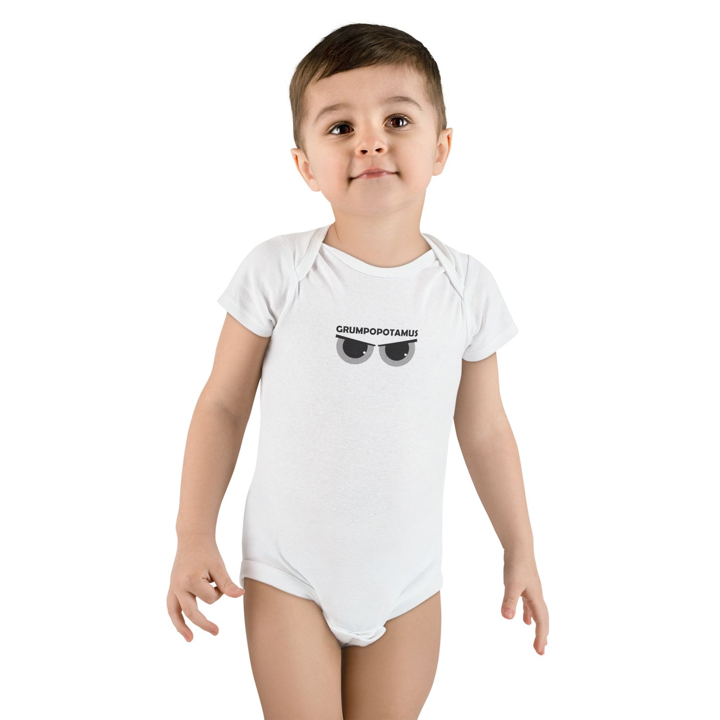Grumpopotamus Baby Onesie