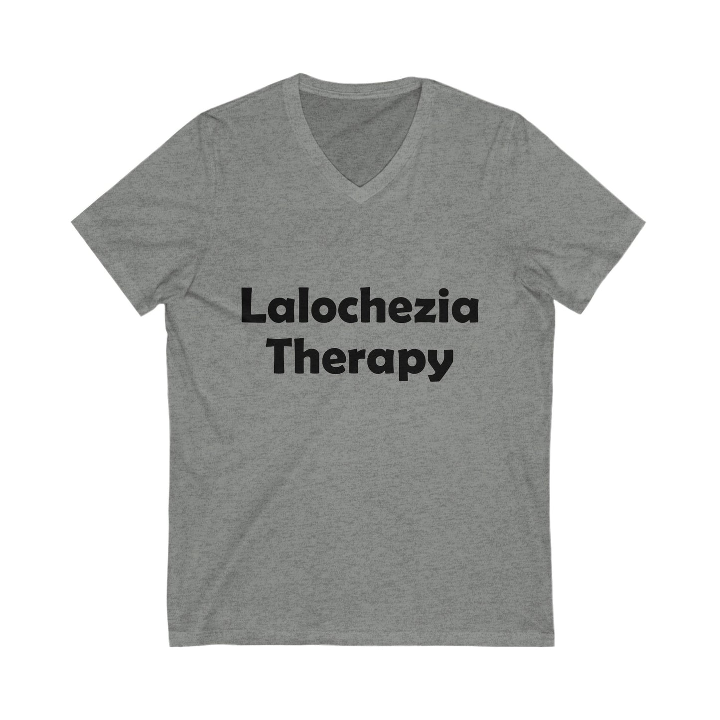 Lalochezia Therapy V-Neck Tee – Fun shirt for Mental Health Awareness