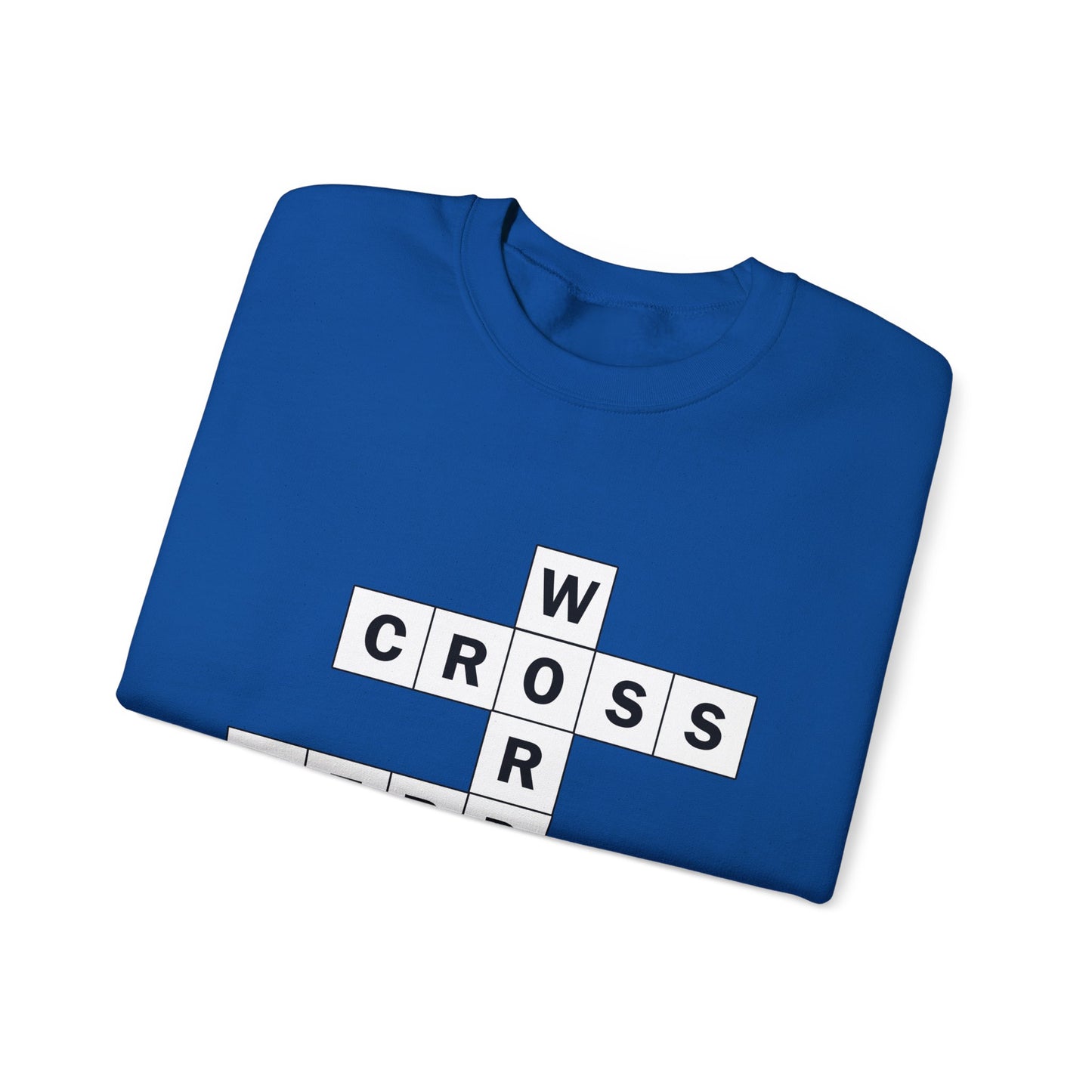 Crossword Nerd Crewneck Sweatshirt - Perfect for Word Game Lovers