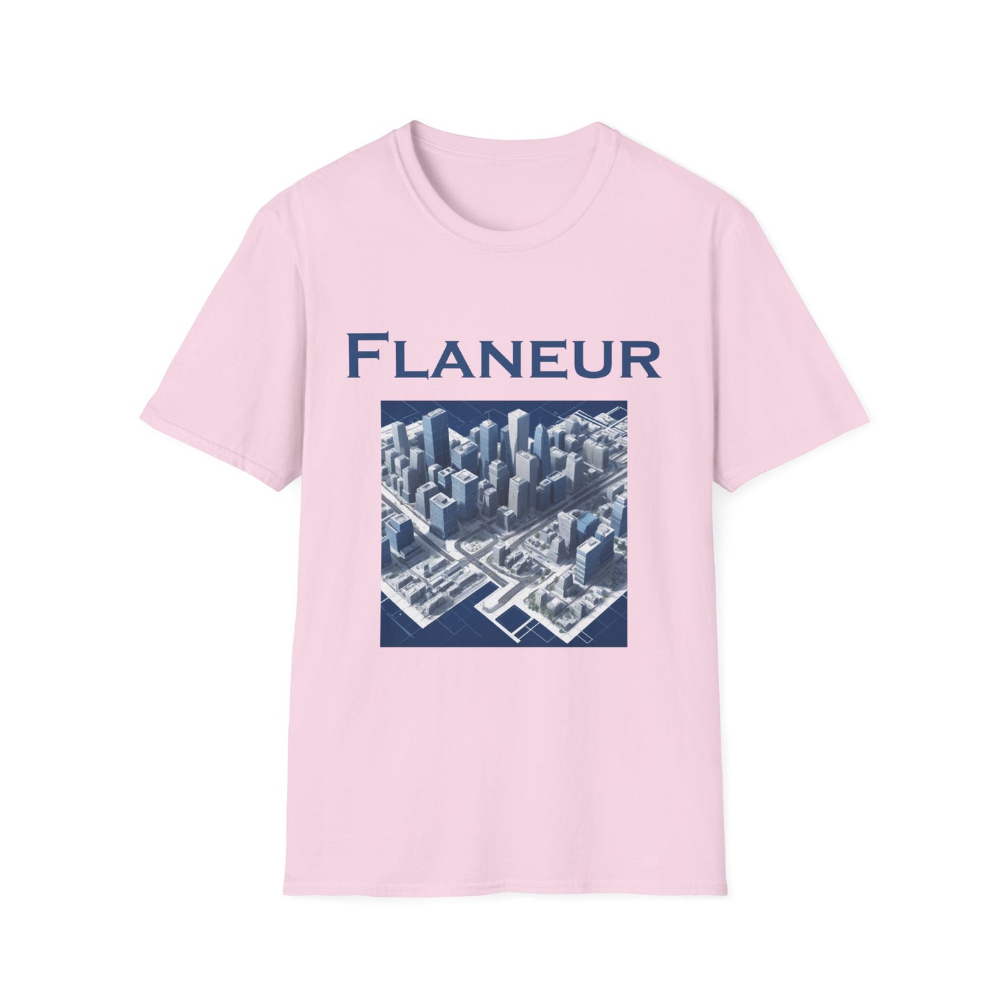 Flaneur Poly Blend Crew Neck Urban Explorer T-Shirt