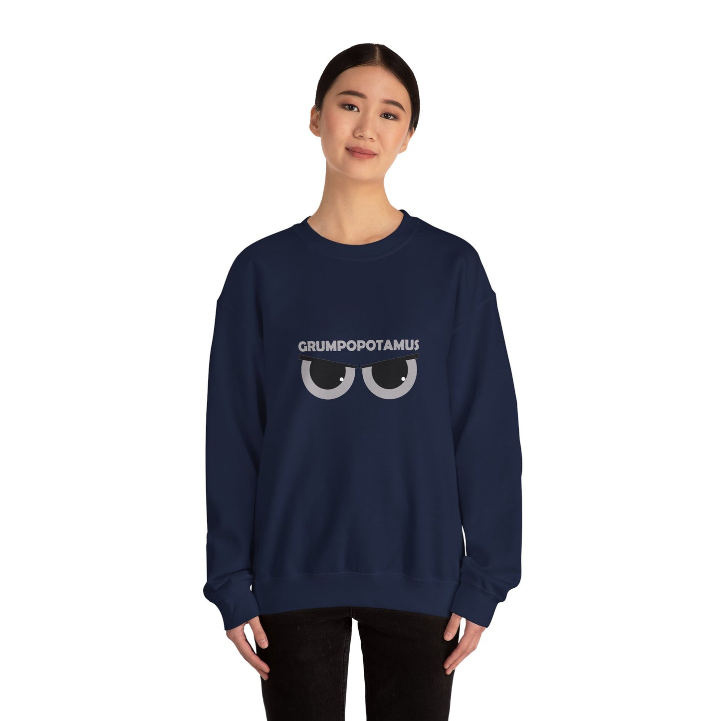 Grumpy Grumpopotamus Crewneck Sweatshirt