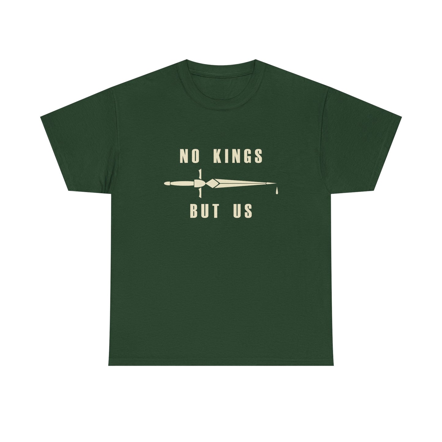 No Kings But Us Heavy Cotton Tee