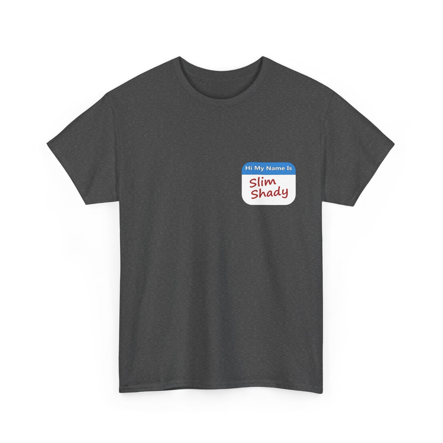 Shady Nametag Heavy Cotton Crew Neck T-Shirt