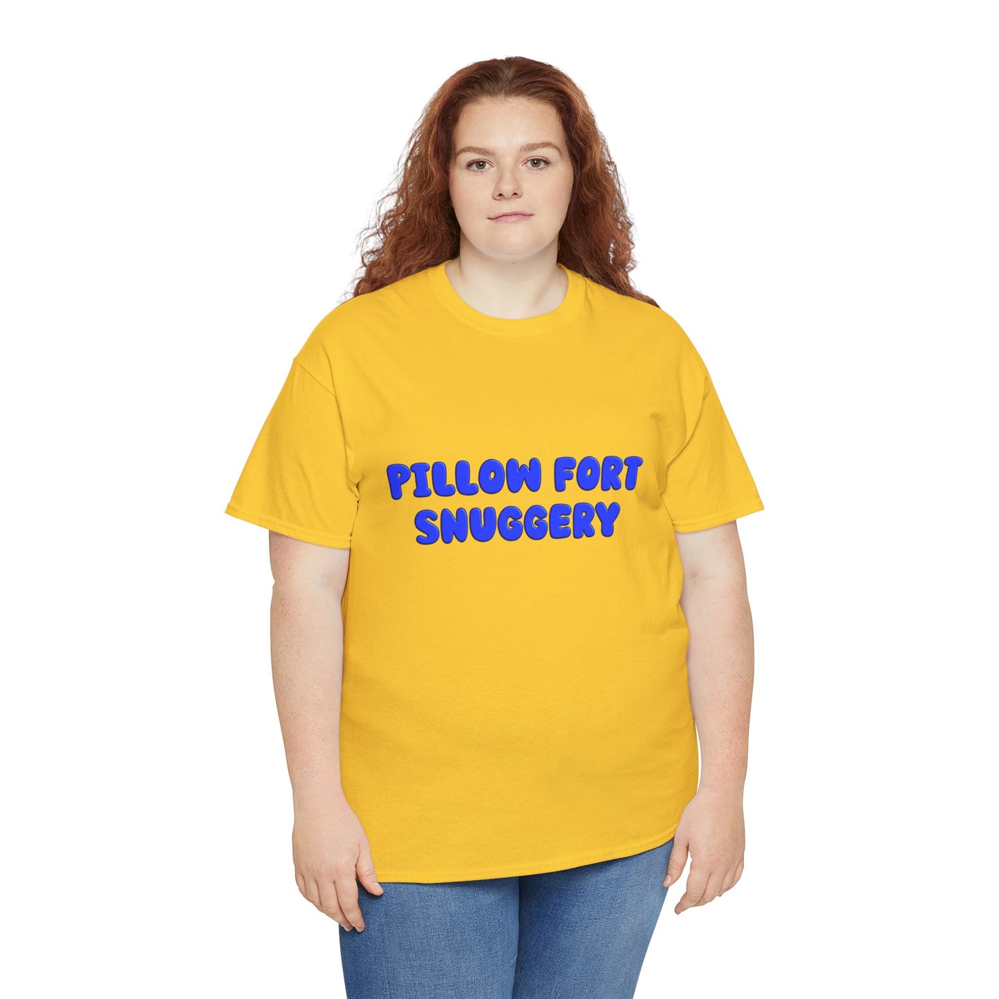 Pillow Fort Snuggery Heavy Cotton Crew Neck Tee