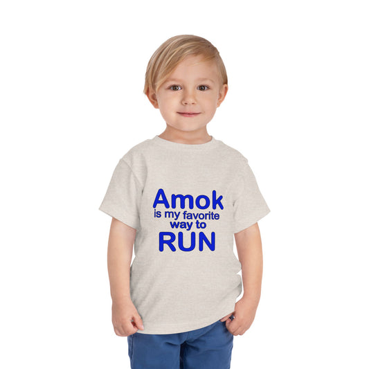 Toddler Running Amok Short Sleeve Tee