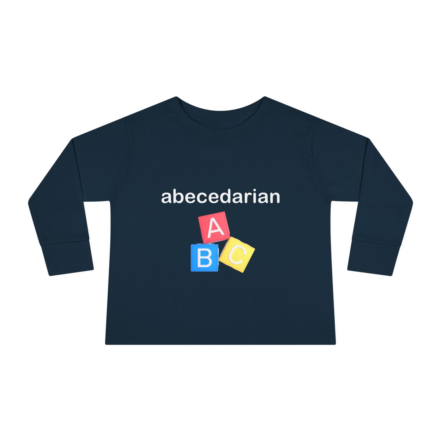 Abecedarian Toddler Long Sleeve Tee