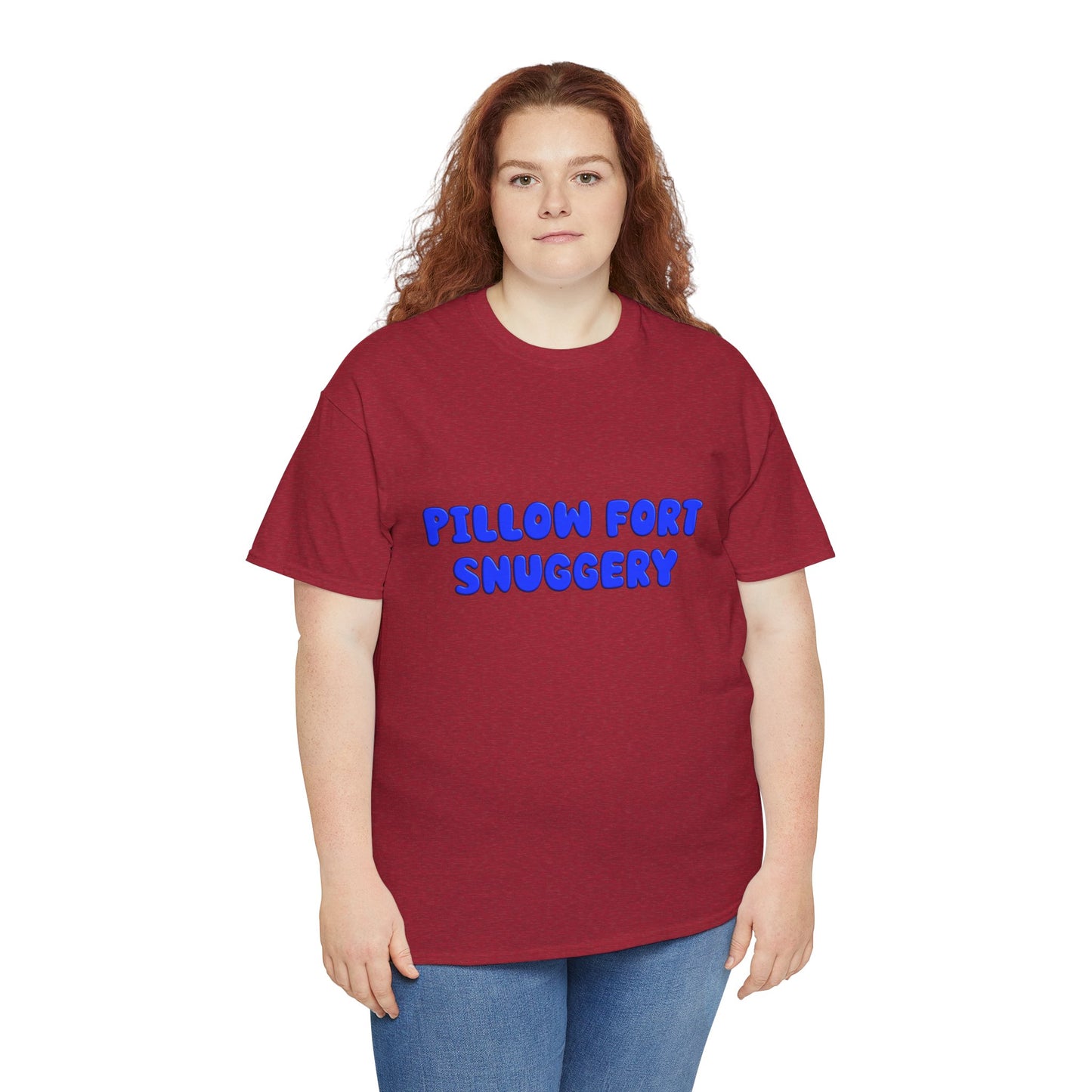 Pillow Fort Snuggery Heavy Cotton Crew Neck Tee