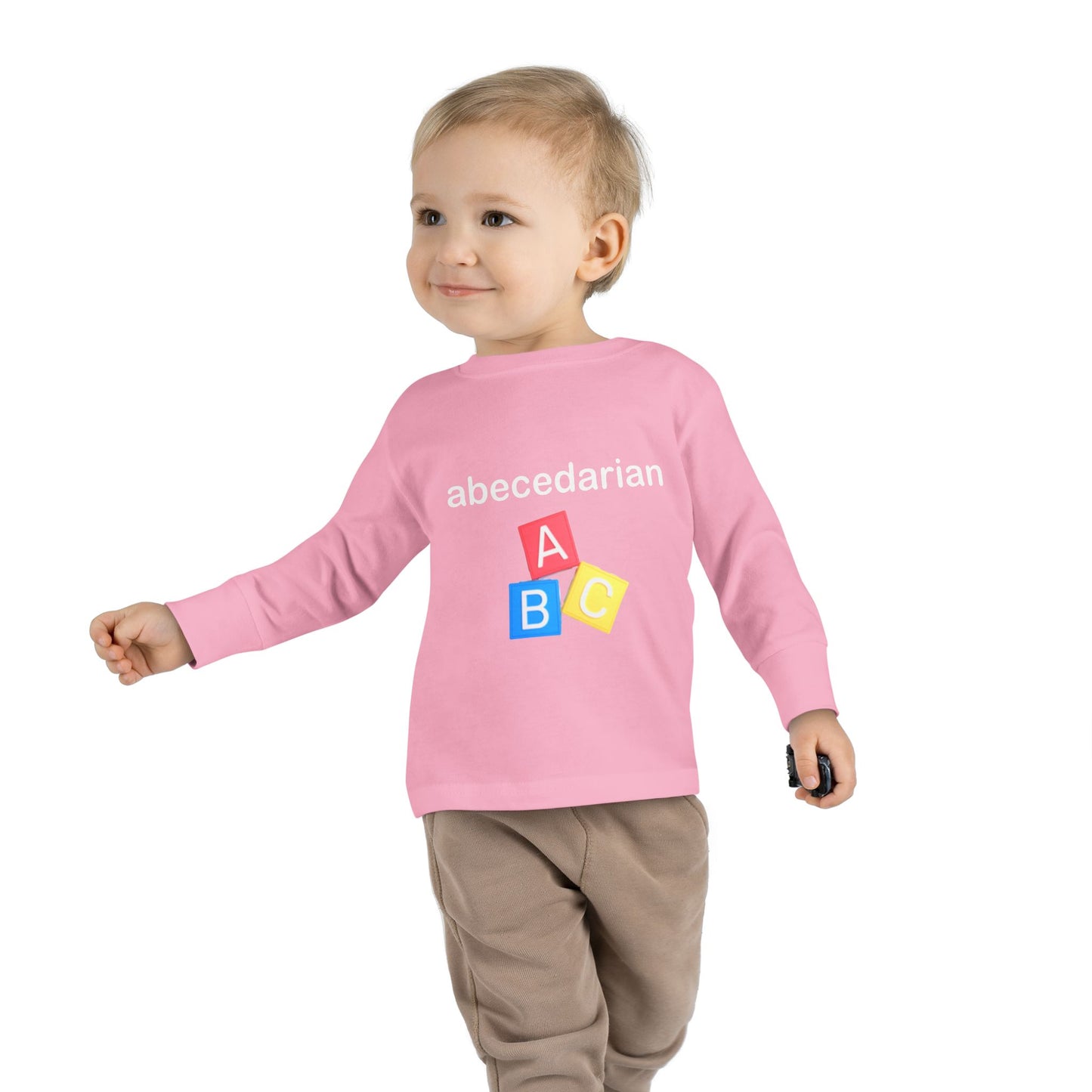Abecedarian Toddler Long Sleeve Tee