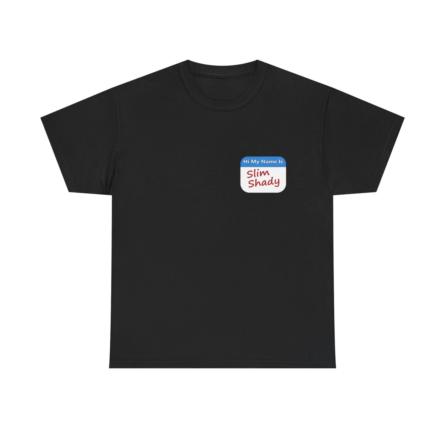 Shady Nametag Heavy Cotton Crew Neck T-Shirt