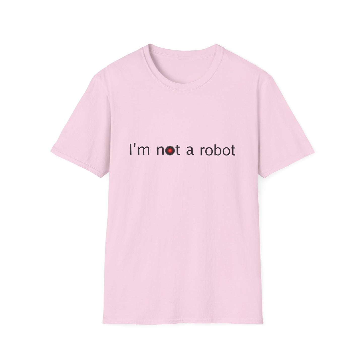 I'm Not a Robot Poly Blend Crew Neck T-Shirt