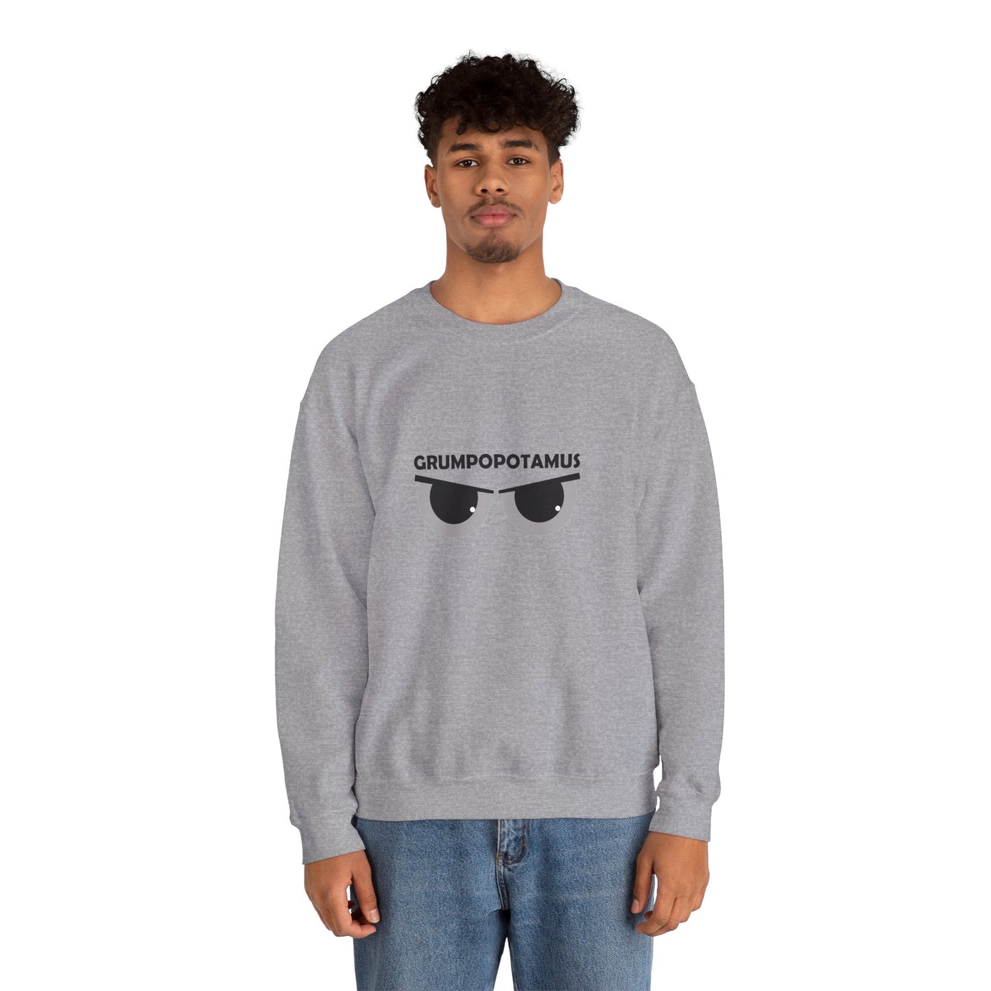 Grumpy Grumpopotamus Crewneck Sweatshirt
