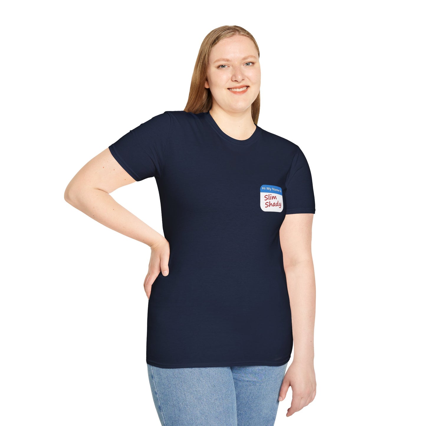 Shady Nametag Poly Blend Crew Neck T-Shirt