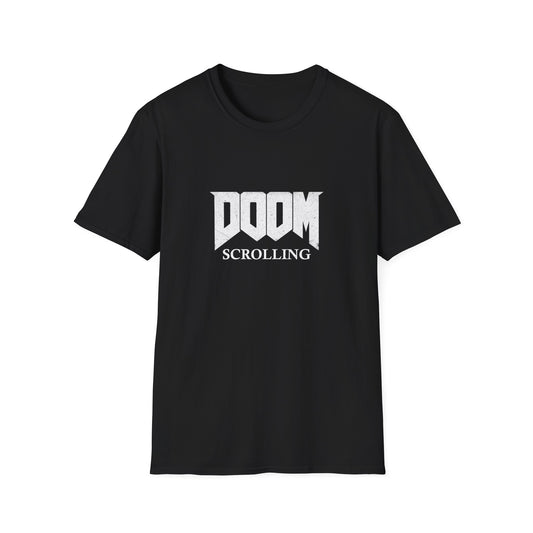 Doom Scrolling Poly Blend Crew Neck T Shirt